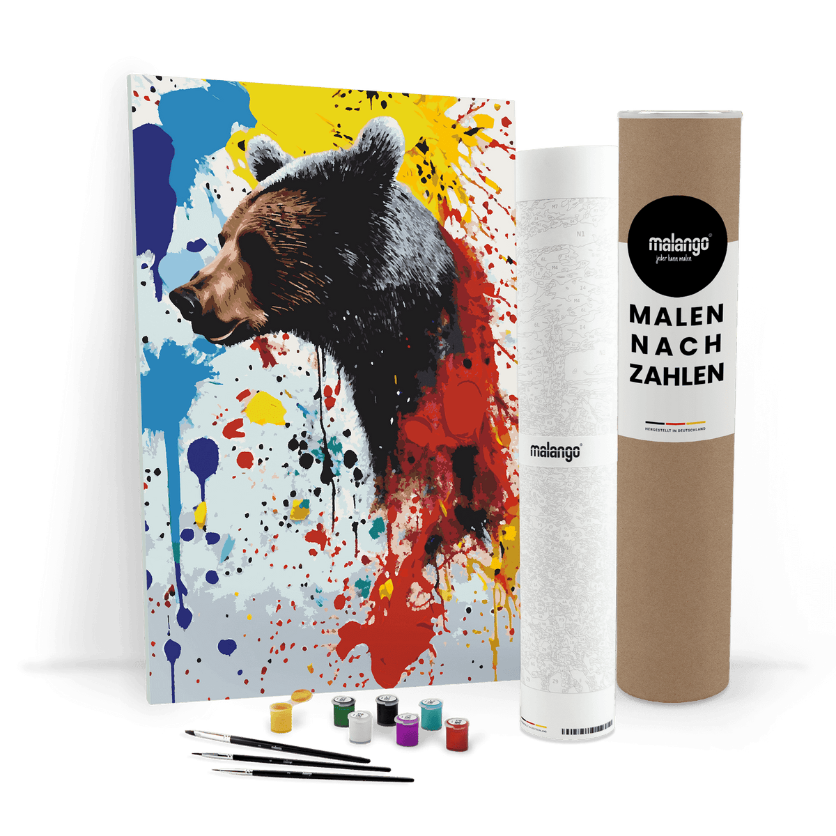 Malen nach Zahlen - Bär Branko