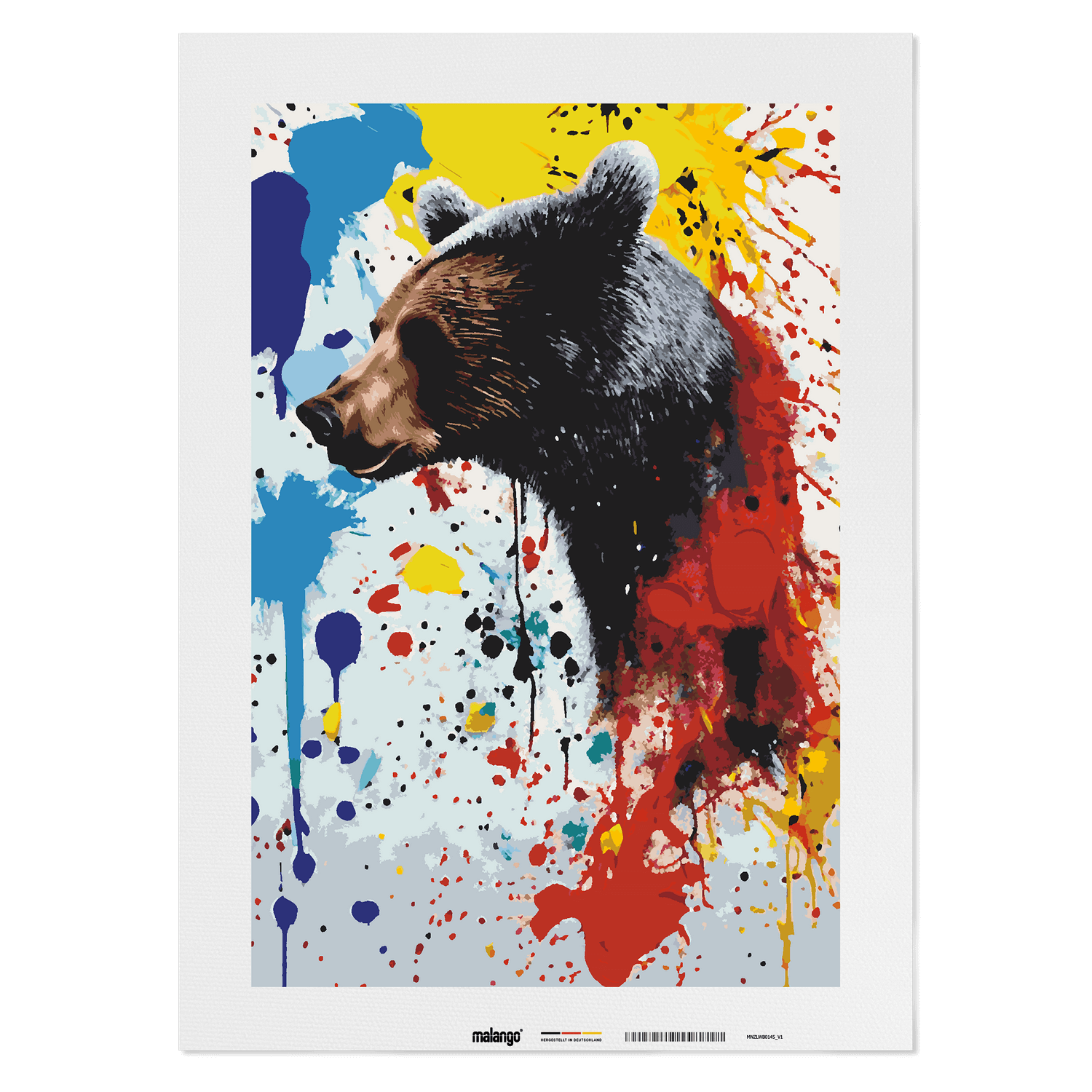 Malen nach Zahlen - Bär Branko