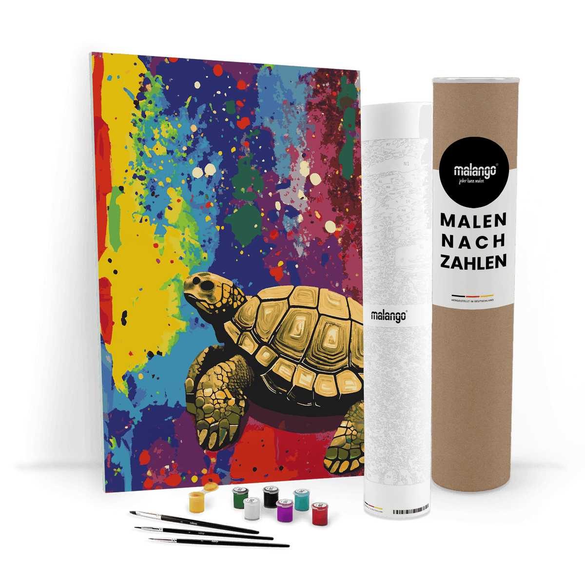 Malen nach Zahlen - Schildkröte Susanne