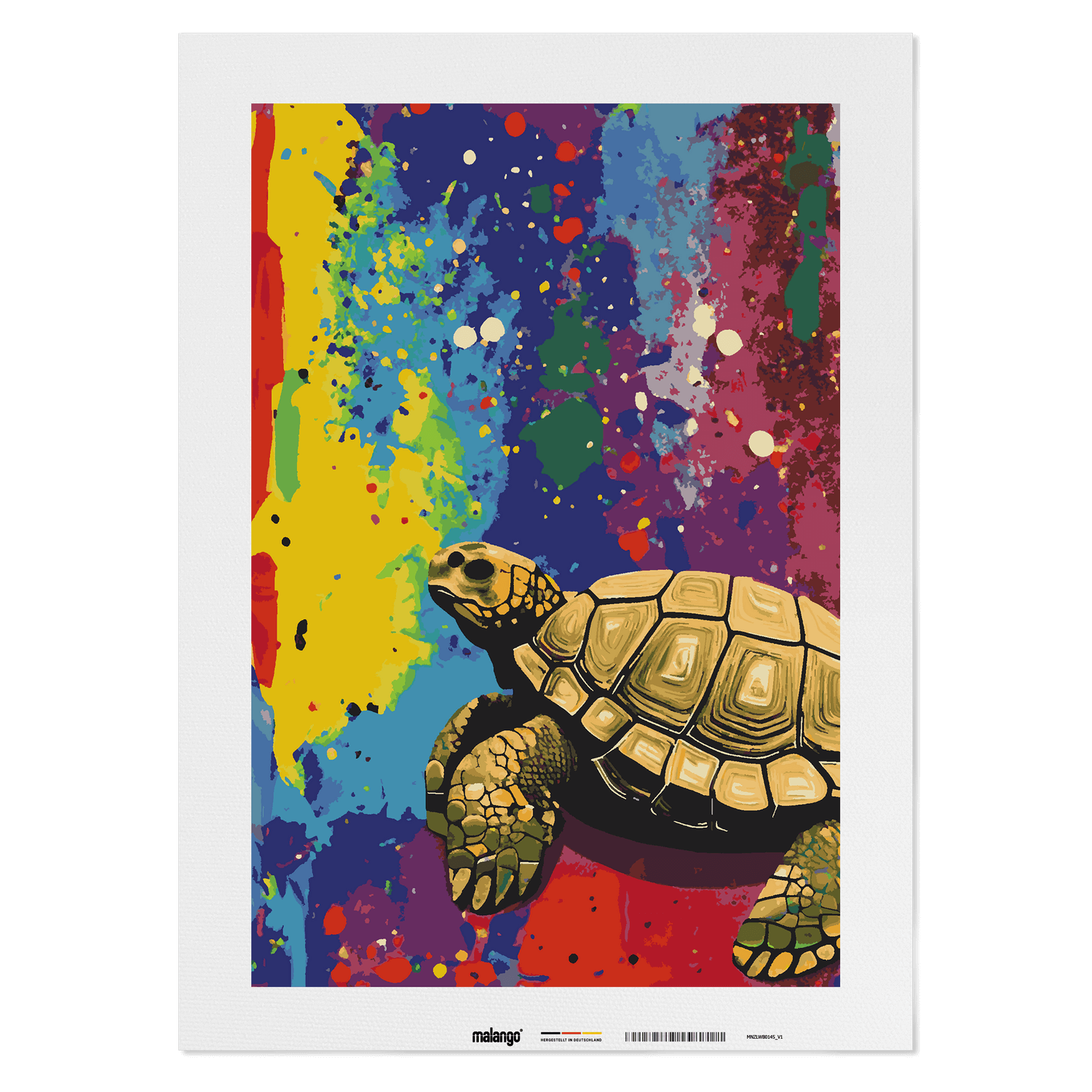 Malen nach Zahlen - Schildkröte Susanne