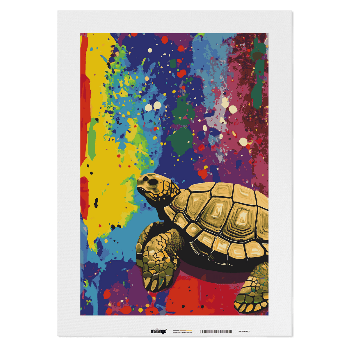 Malen nach Zahlen - Schildkröte Susanne