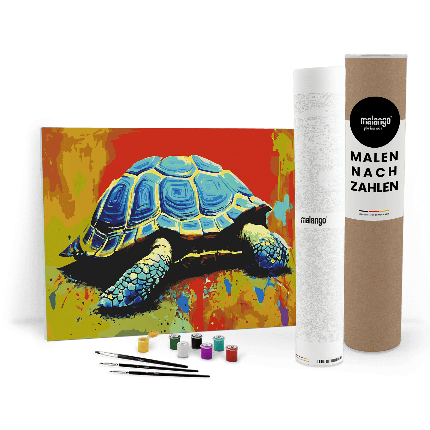 Malen nach Zahlen - Schildkröte Schaqueline