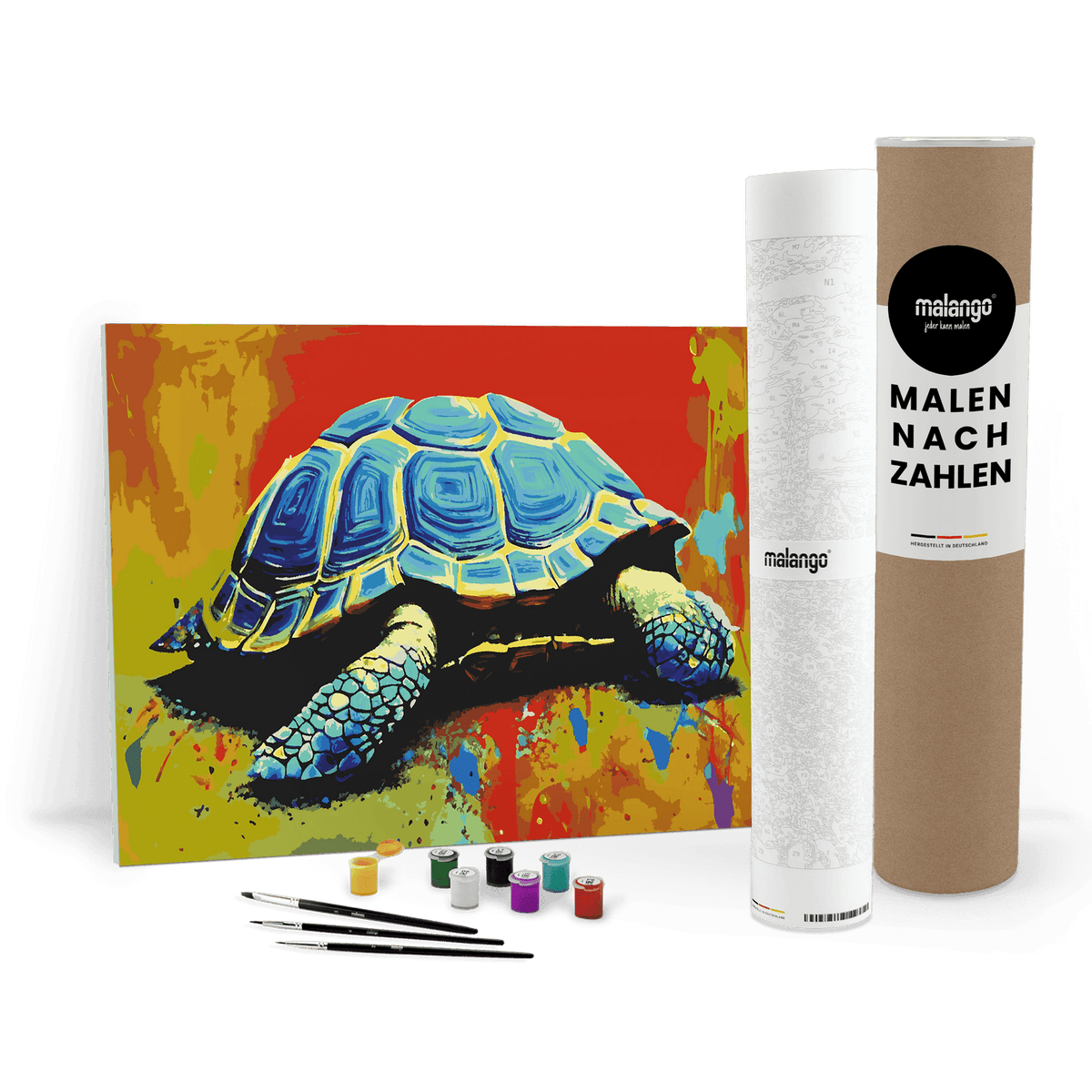 Malen nach Zahlen - Schildkröte Schaqueline