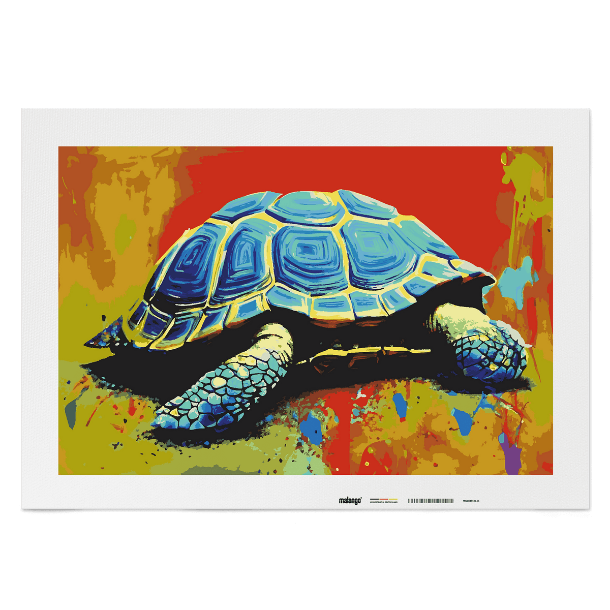 Malen nach Zahlen - Schildkröte Schaqueline