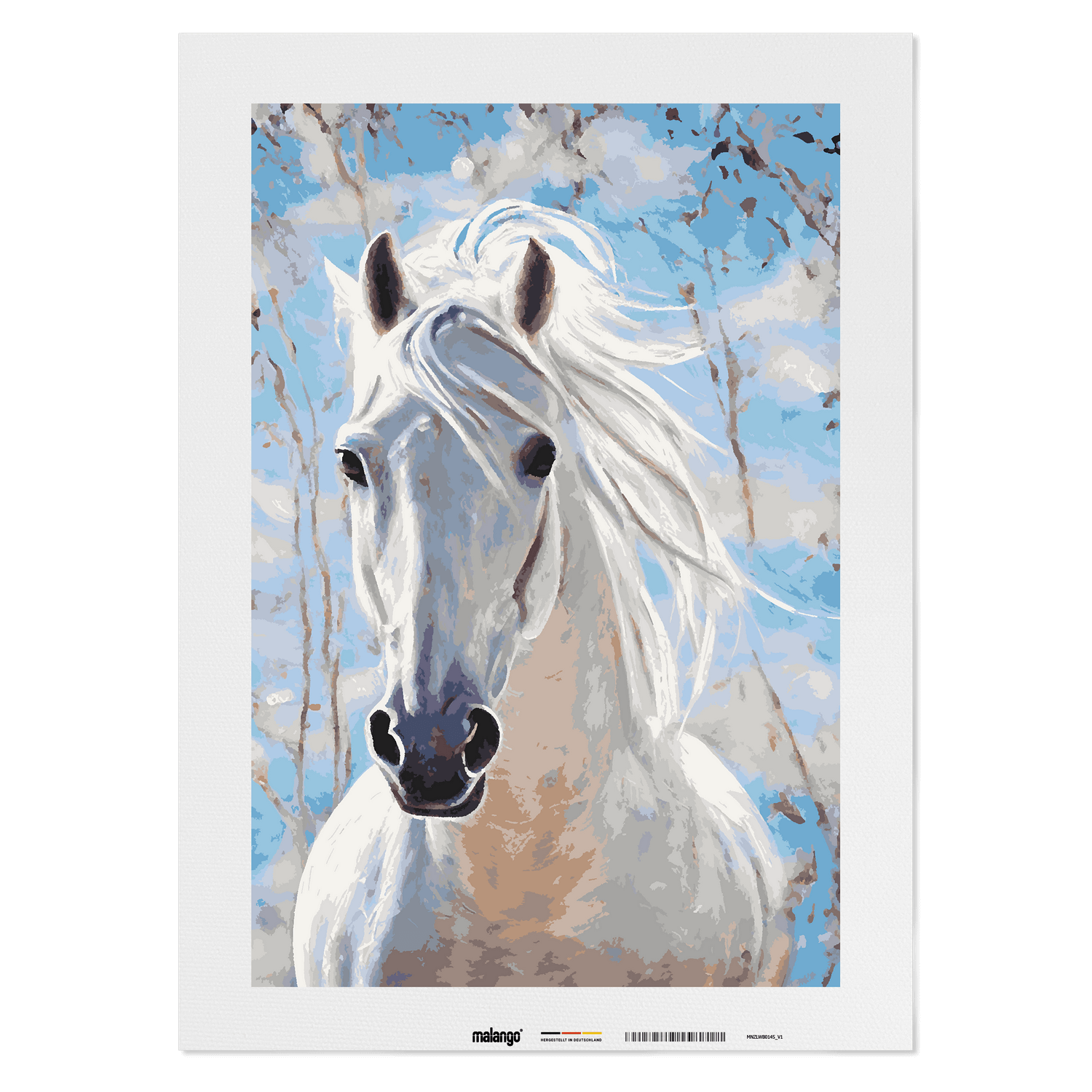 Malen nach Zahlen - Pferd Piedro Himmel