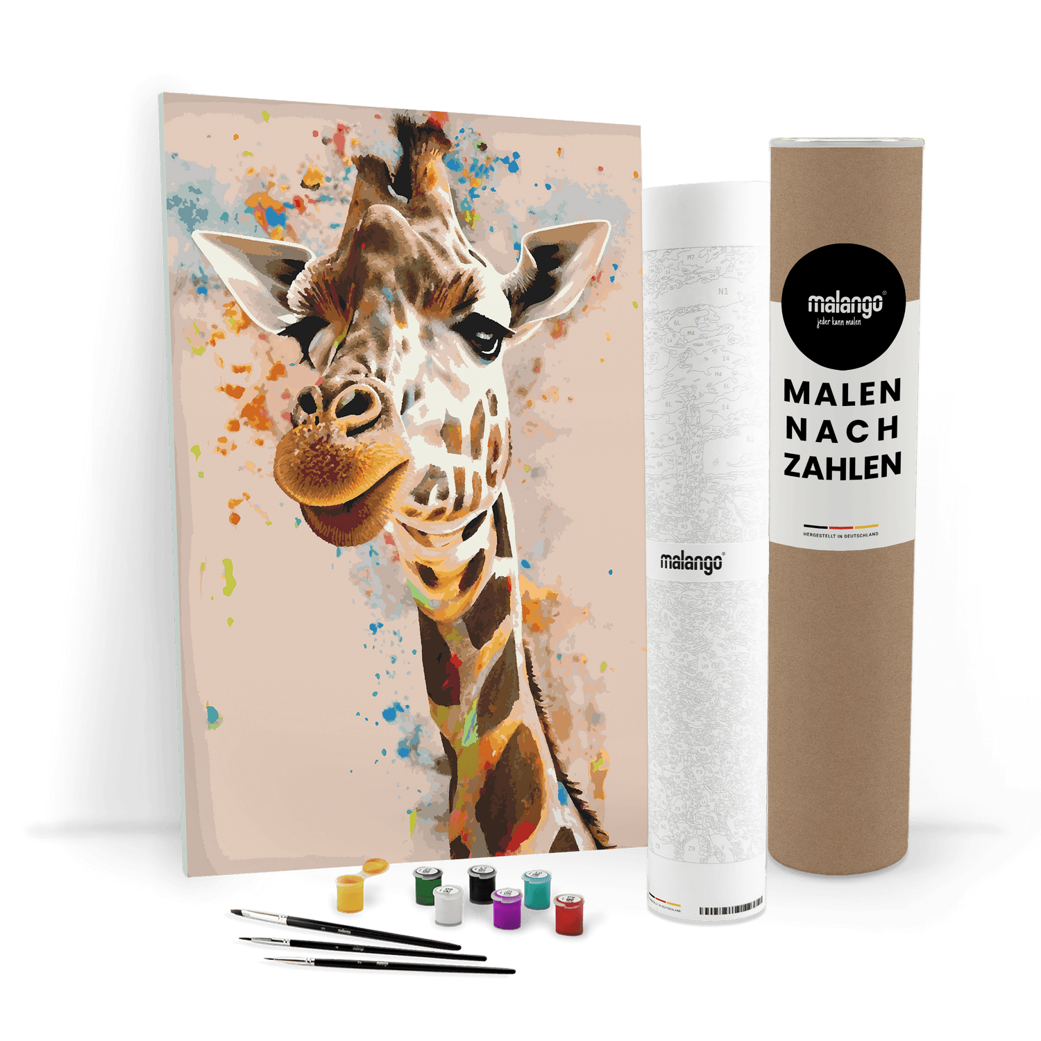 Malen nach Zahlen - Giraffe Gerald