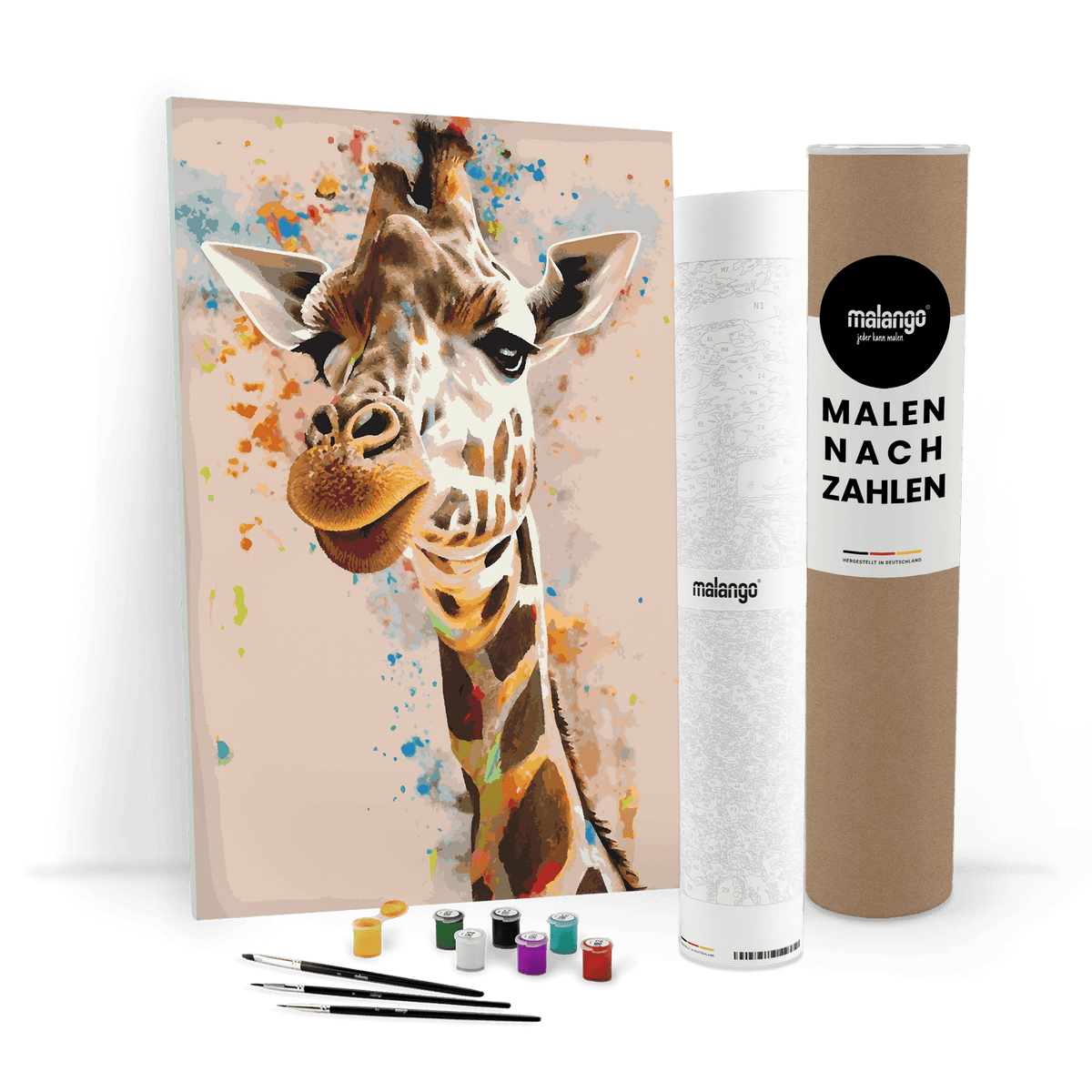 Malen nach Zahlen - Giraffe Gerald
