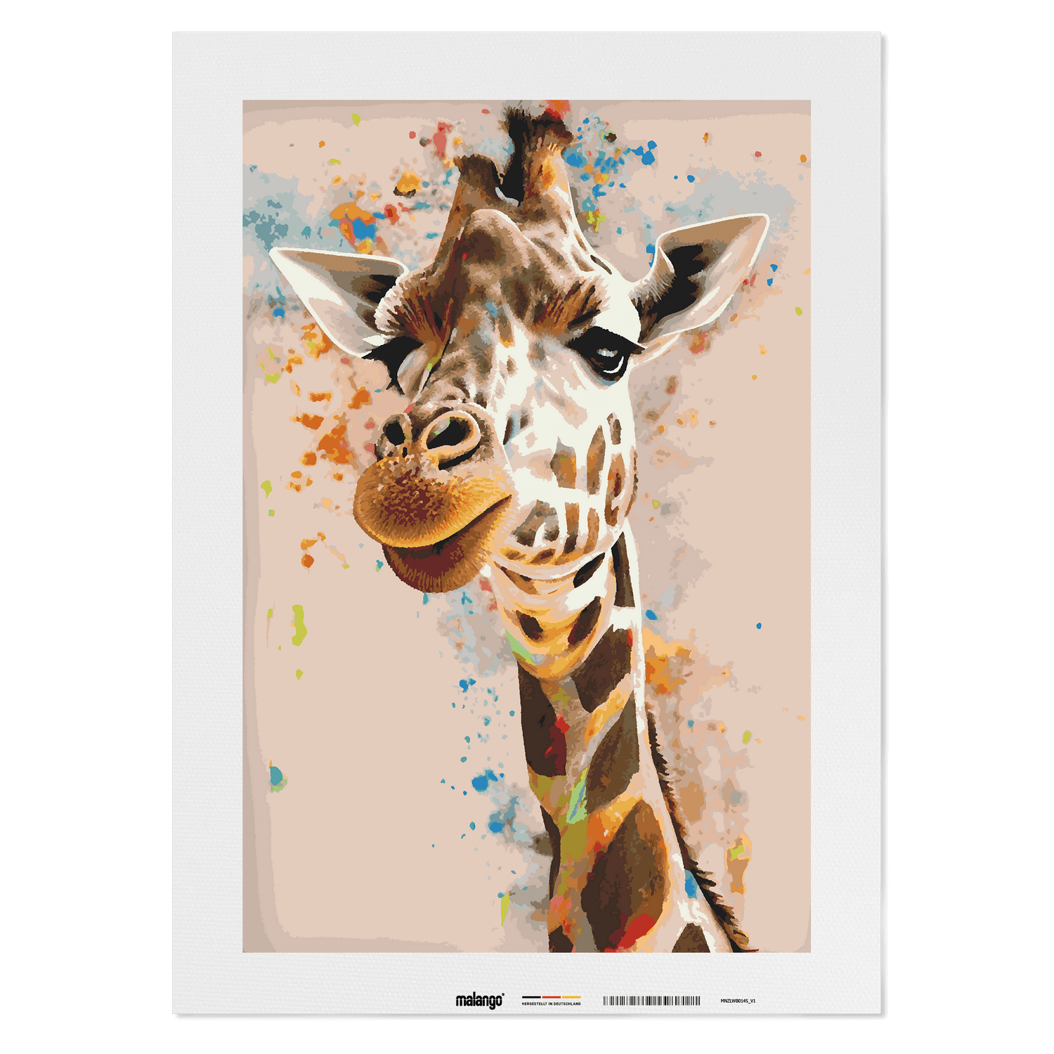Malen nach Zahlen - Giraffe Gerald