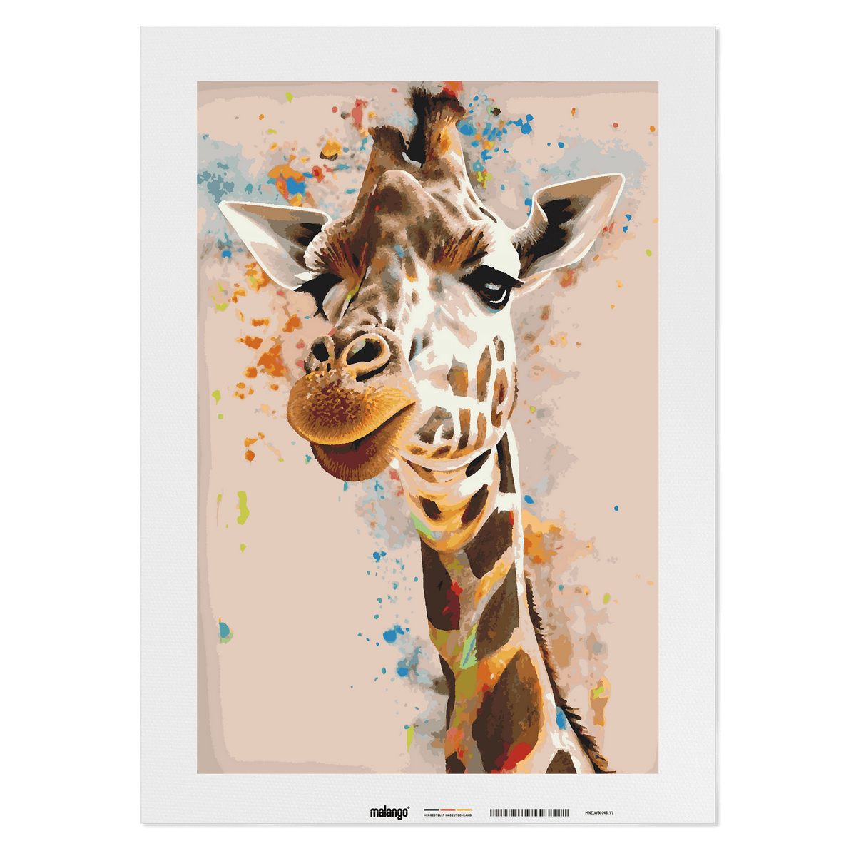 Malen nach Zahlen - Giraffe Gerald