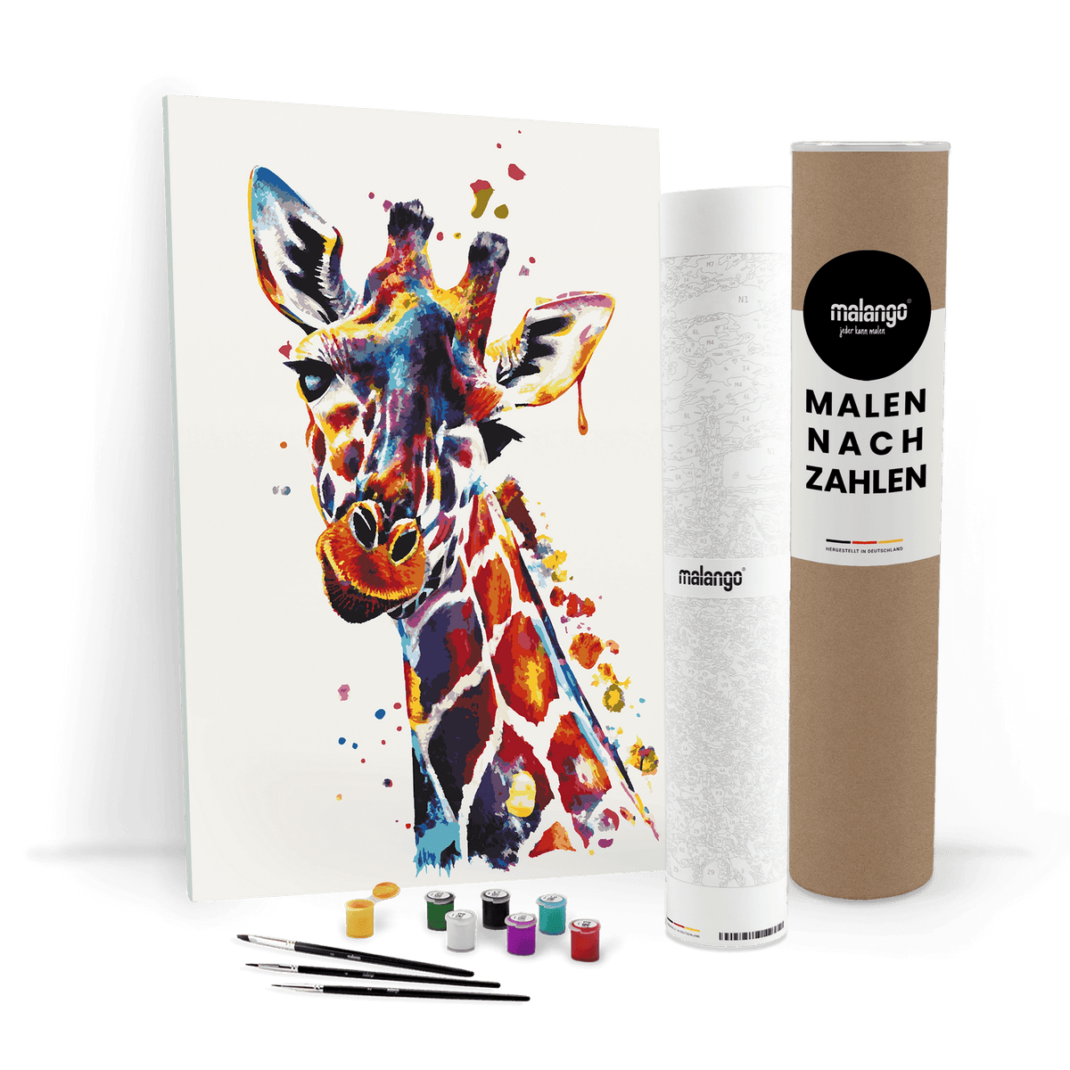 Malen nach Zahlen - Giraffe Greta