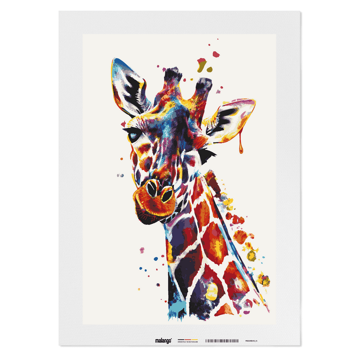 Malen nach Zahlen - Giraffe Greta