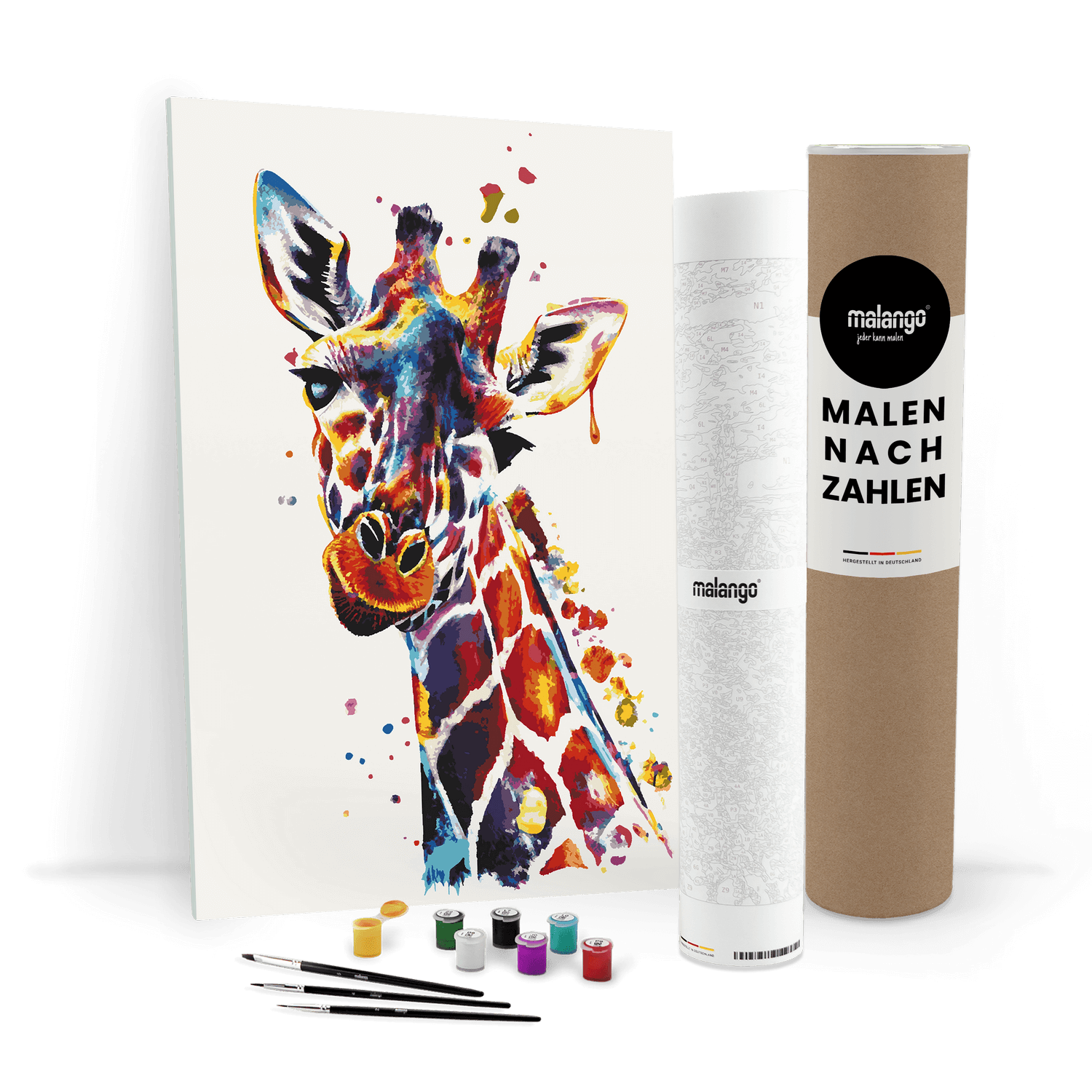 Malen nach Zahlen - Giraffe Greta