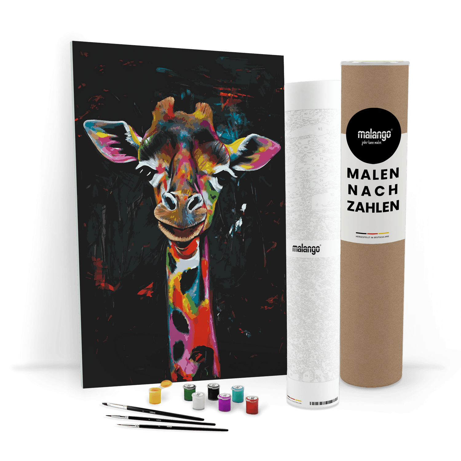 Malen nach Zahlen - Giraffe Gerd