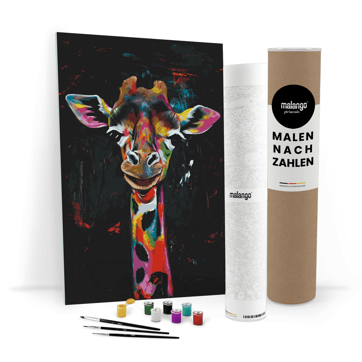 Malen nach Zahlen - Giraffe Gerd
