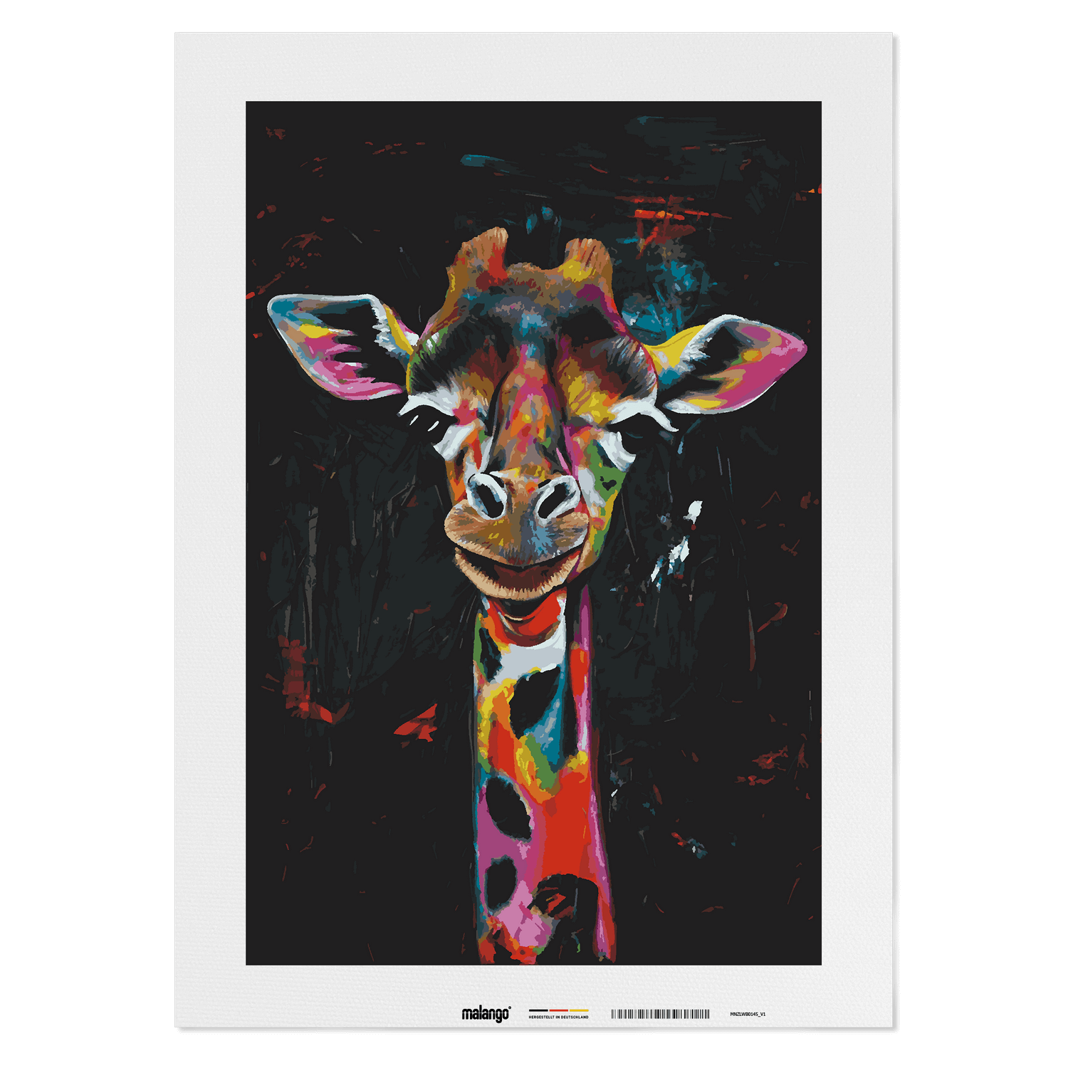 Malen nach Zahlen - Giraffe Gerd