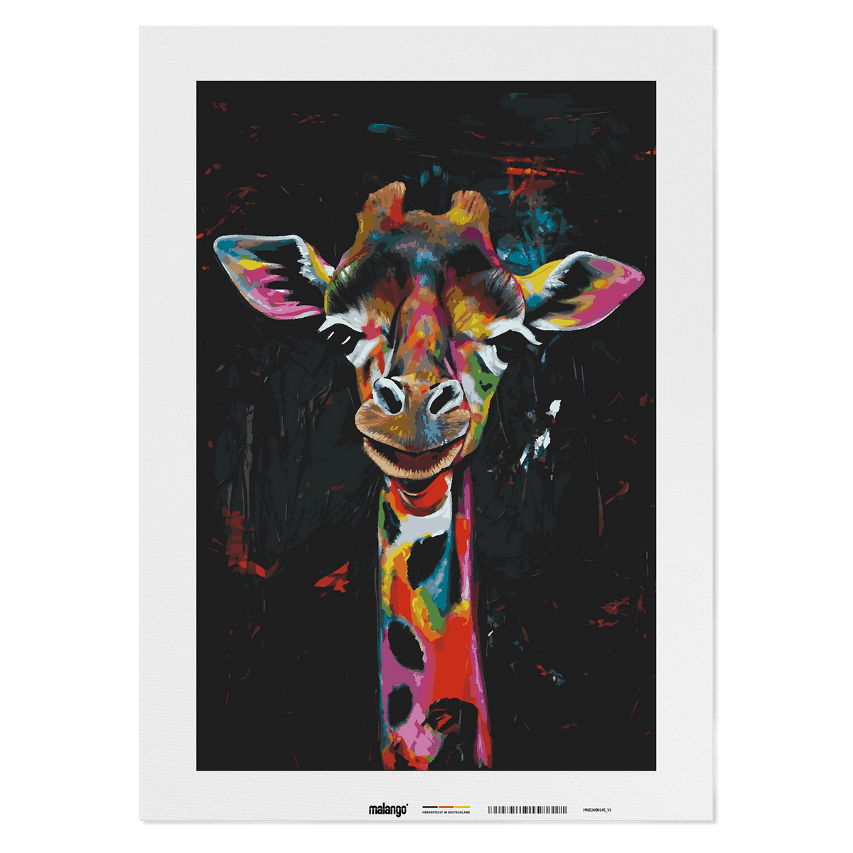 Malen nach Zahlen - Giraffe Gerd