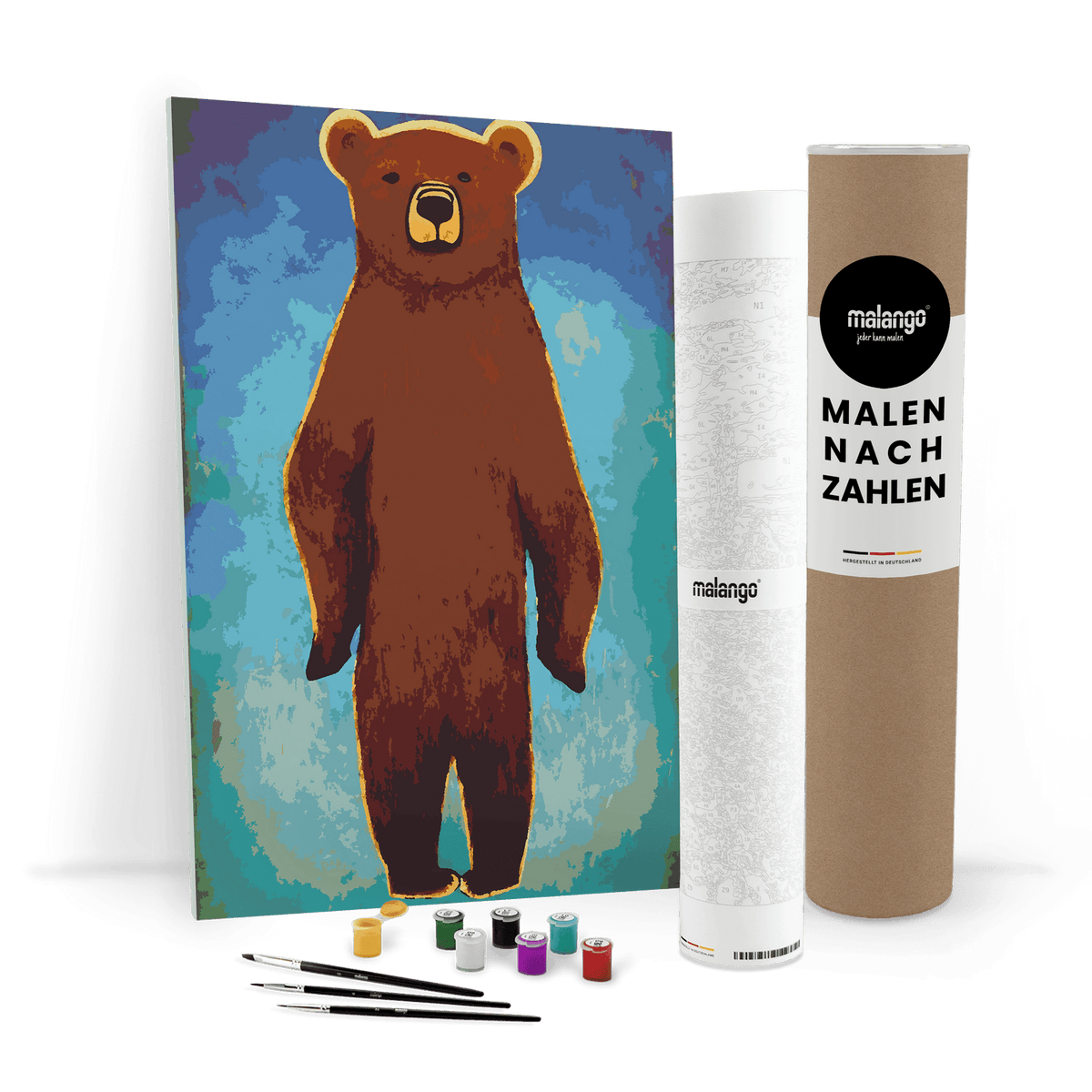 Malen nach Zahlen - Bär Beatrice