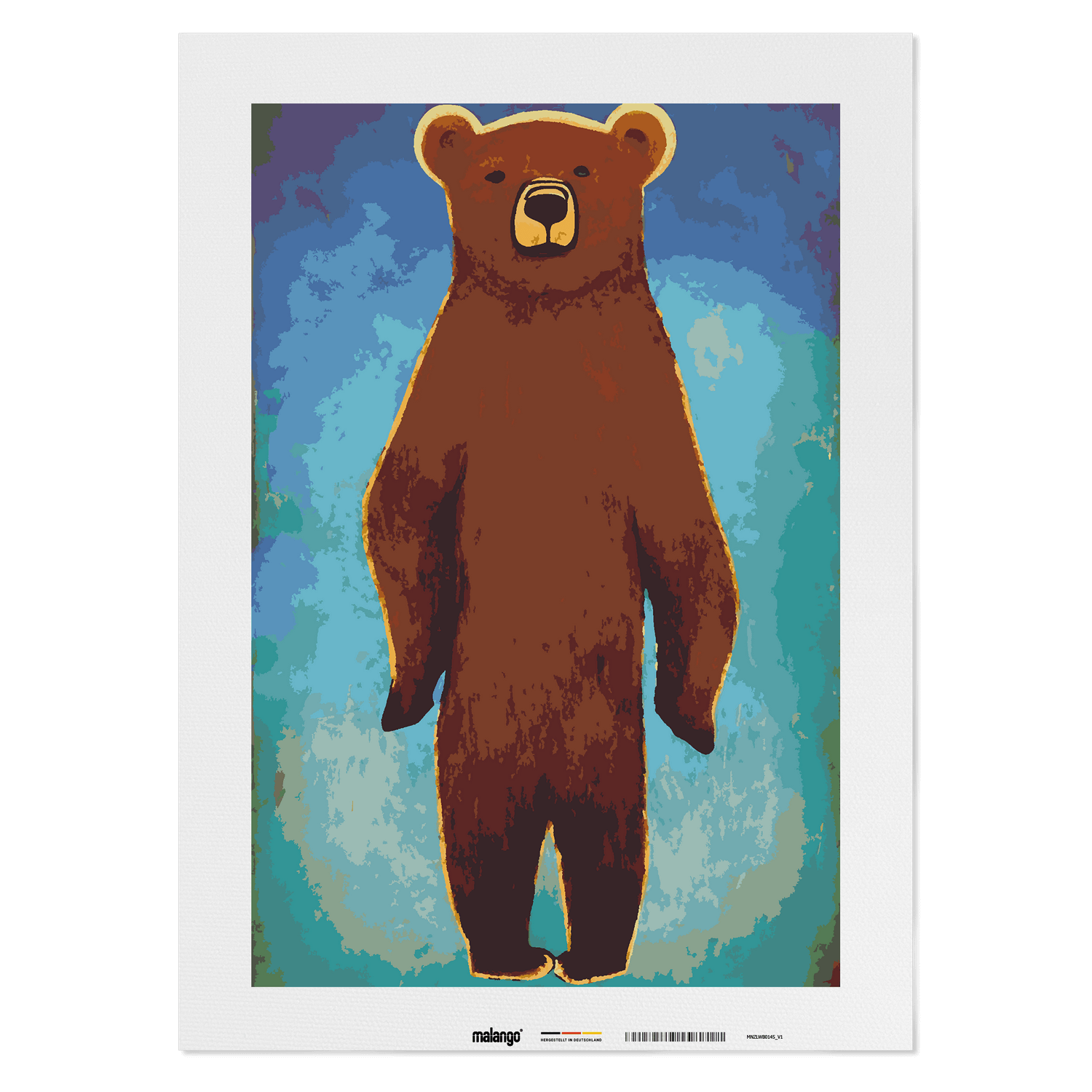 Malen nach Zahlen - Bär Beatrice