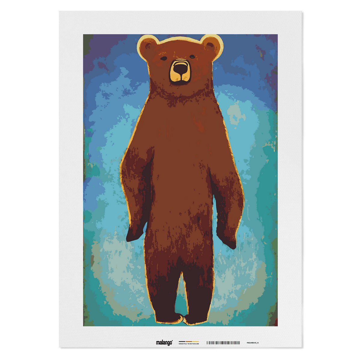 Malen nach Zahlen - Bär Beatrice