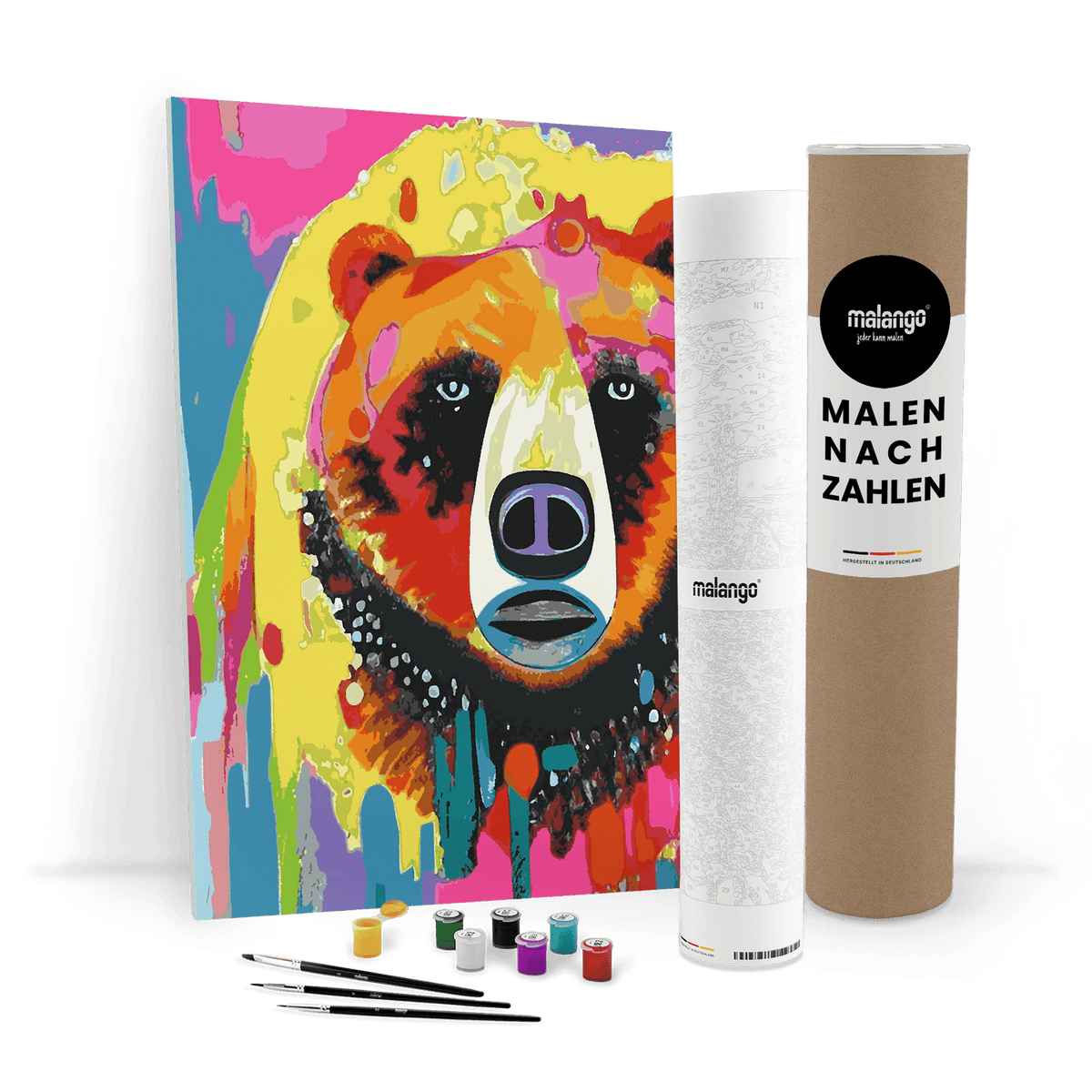 Malen nach Zahlen - Bär Babsi