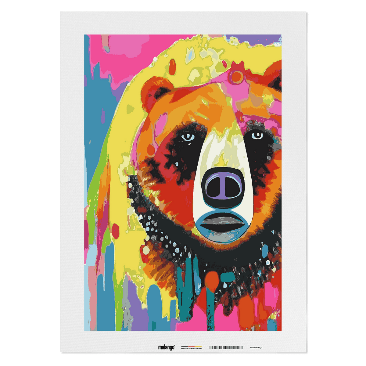 Malen nach Zahlen - Bär Babsi