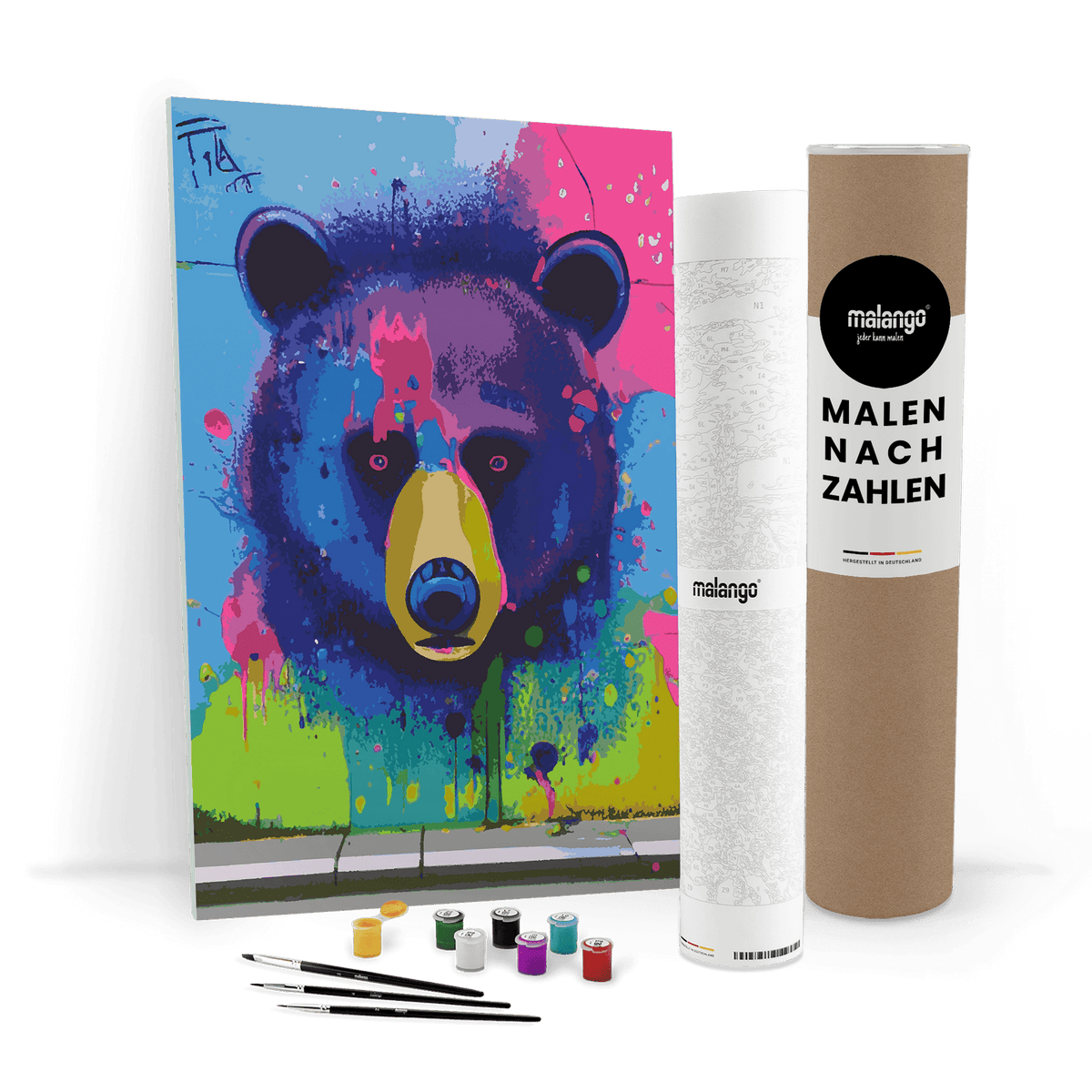 Malen nach Zahlen - Bär Björn