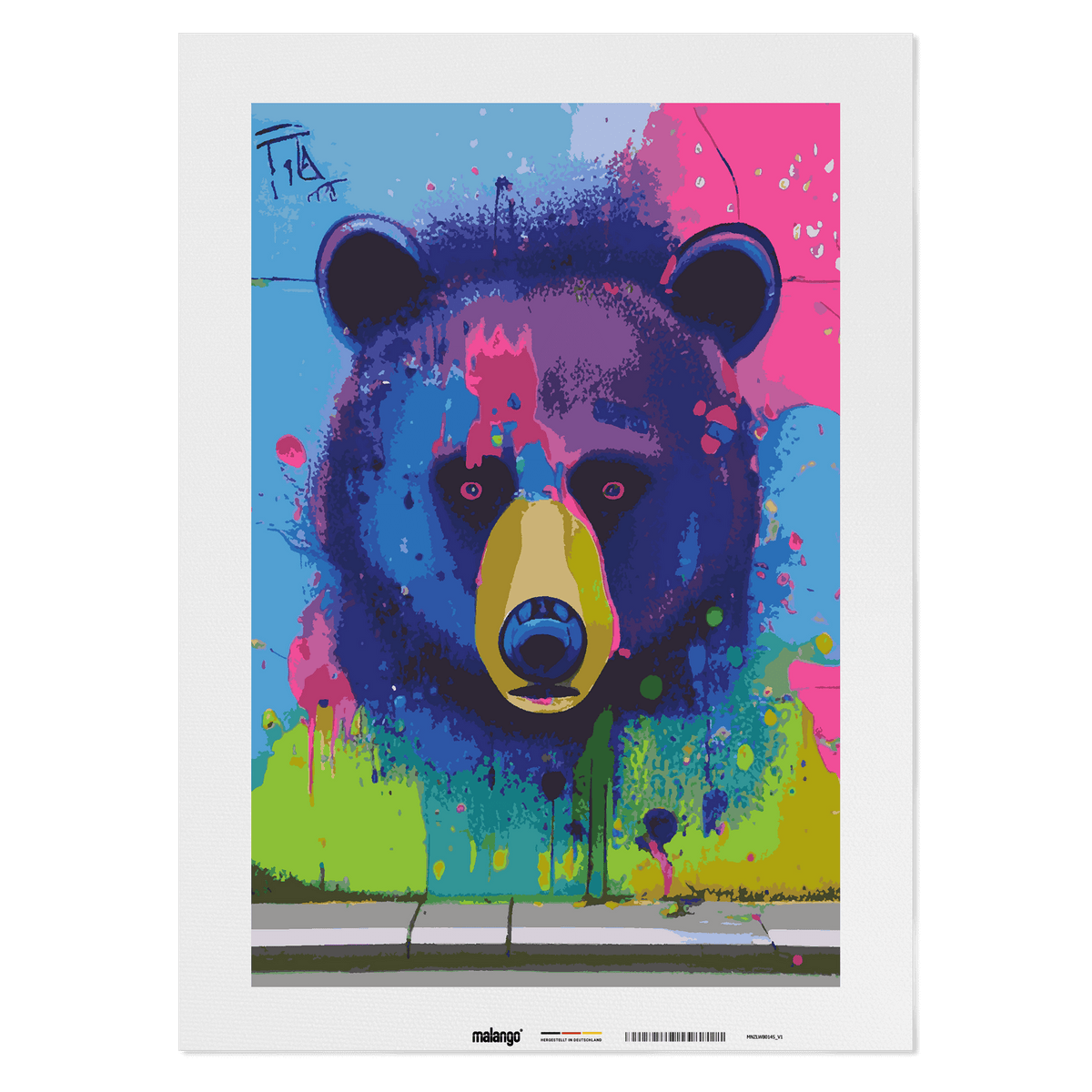 Malen nach Zahlen - Bär Björn