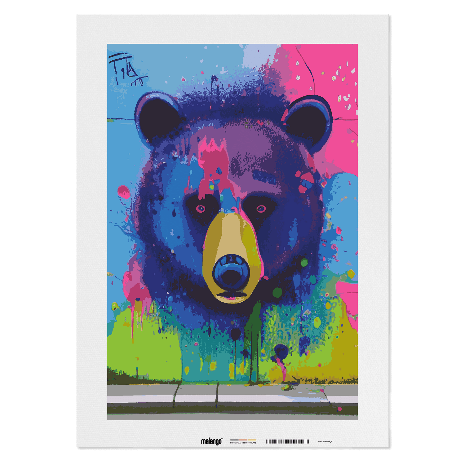 Malen nach Zahlen - Bär Björn