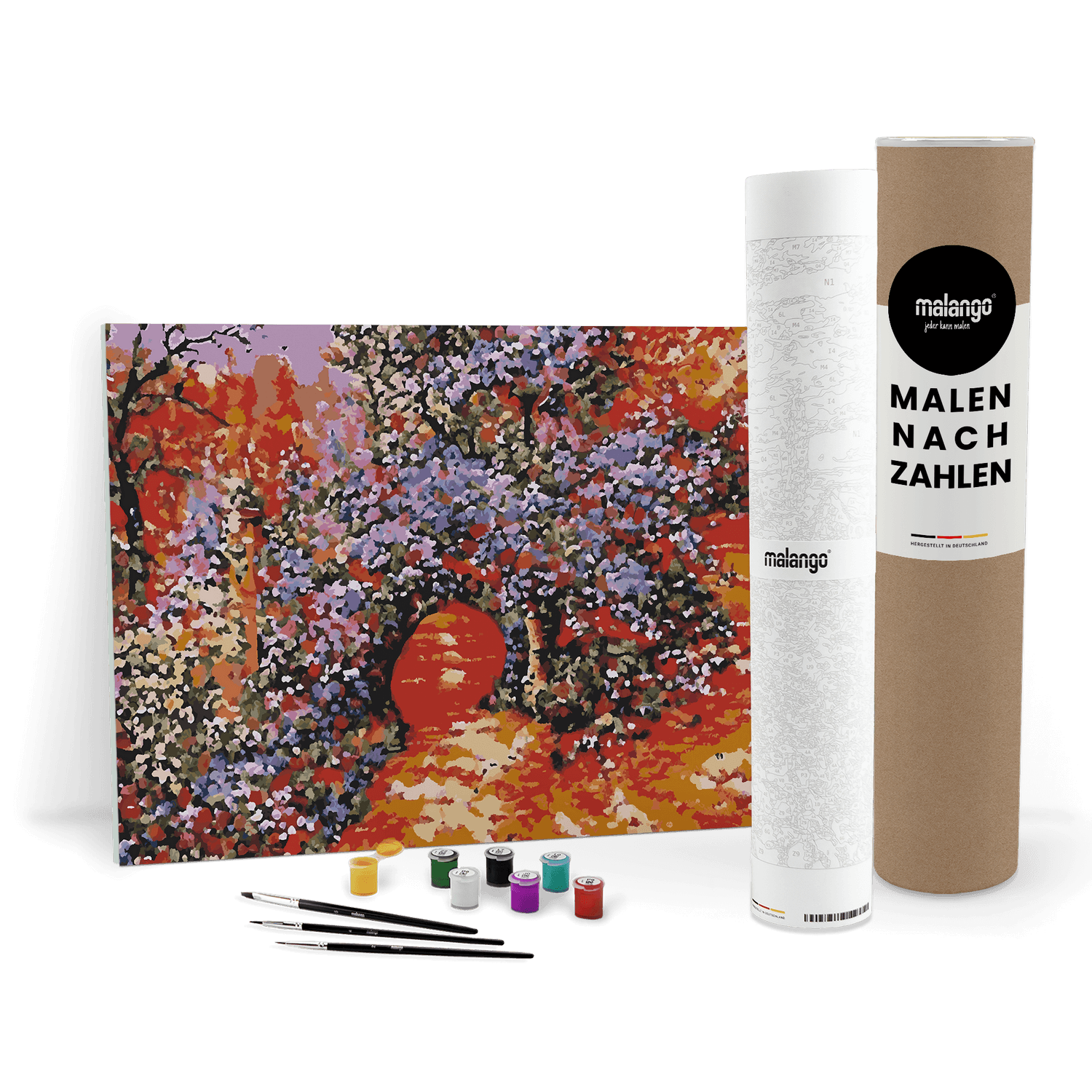 Malen nach Zahlen - Blütentor am See