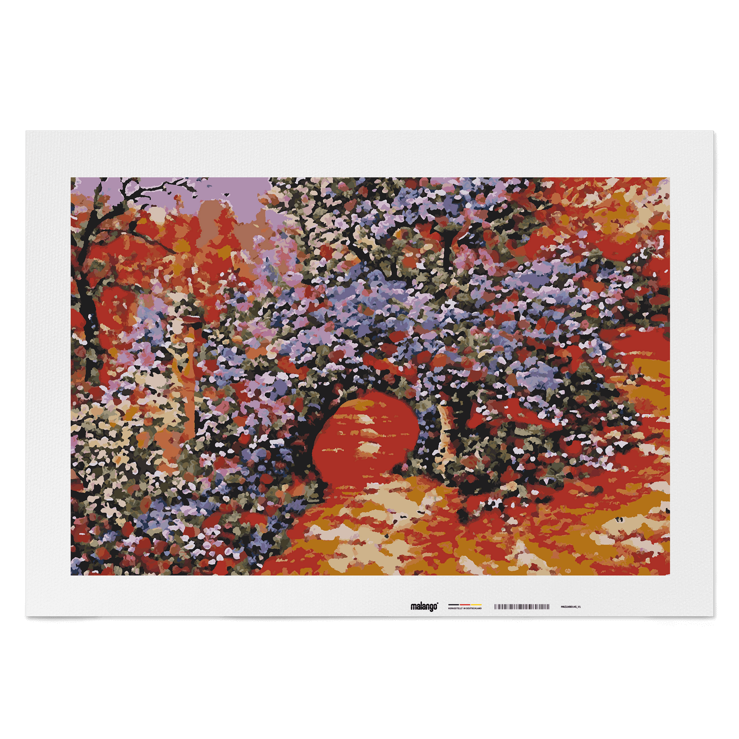 Malen nach Zahlen - Blütentor am See