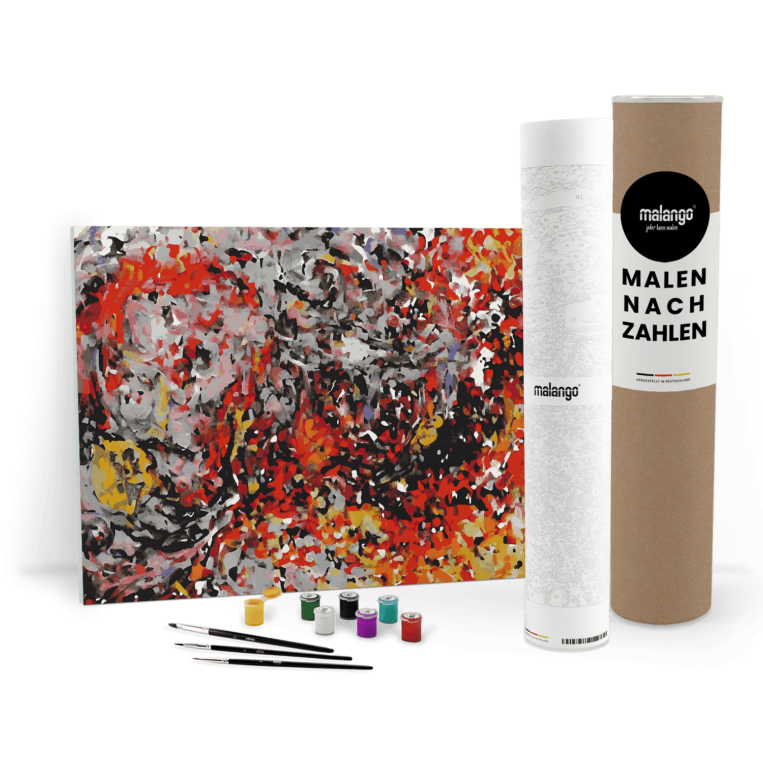 Malen nach Zahlen - Flammenmeer