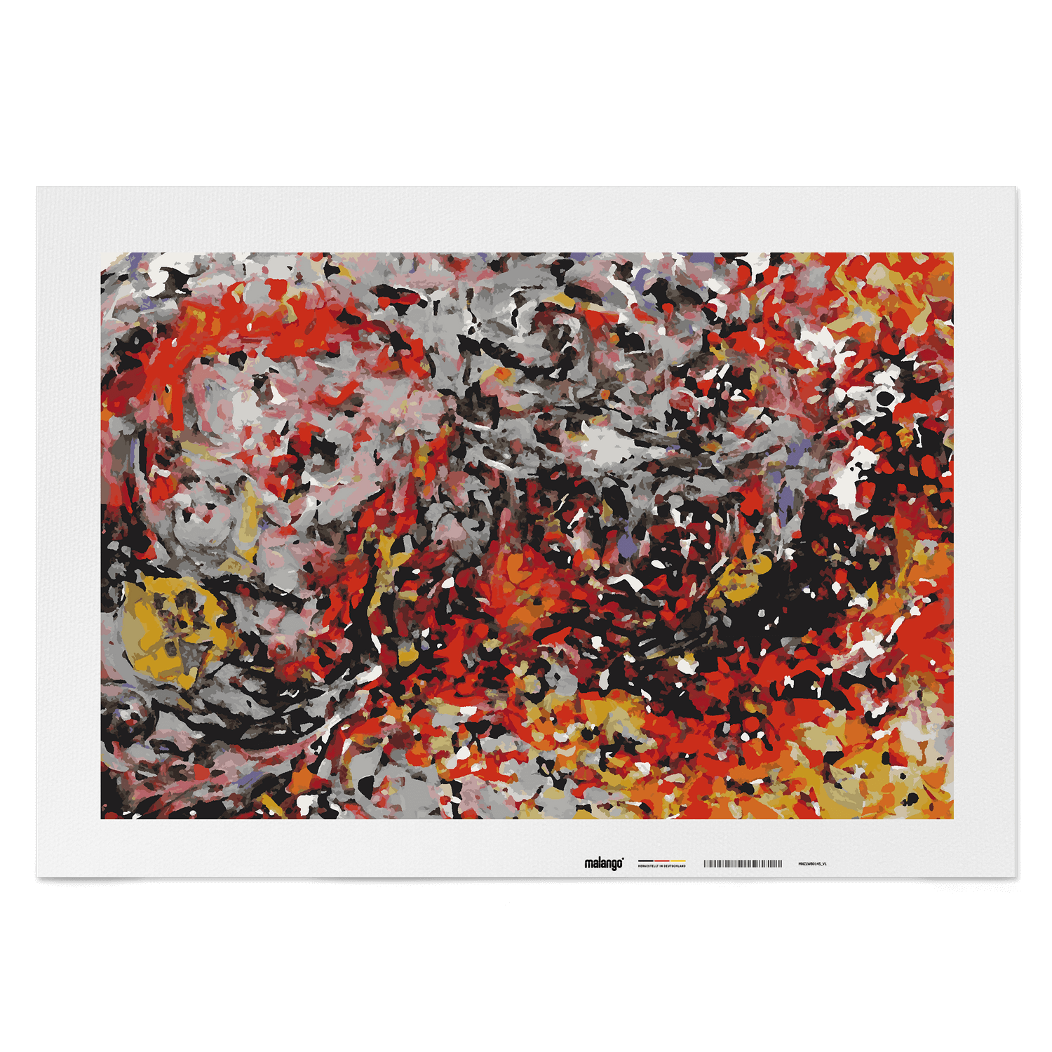 Malen nach Zahlen - Flammenmeer