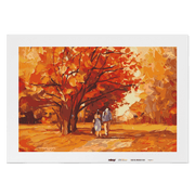 Malen nach Zahlen - Herbstspatziergang