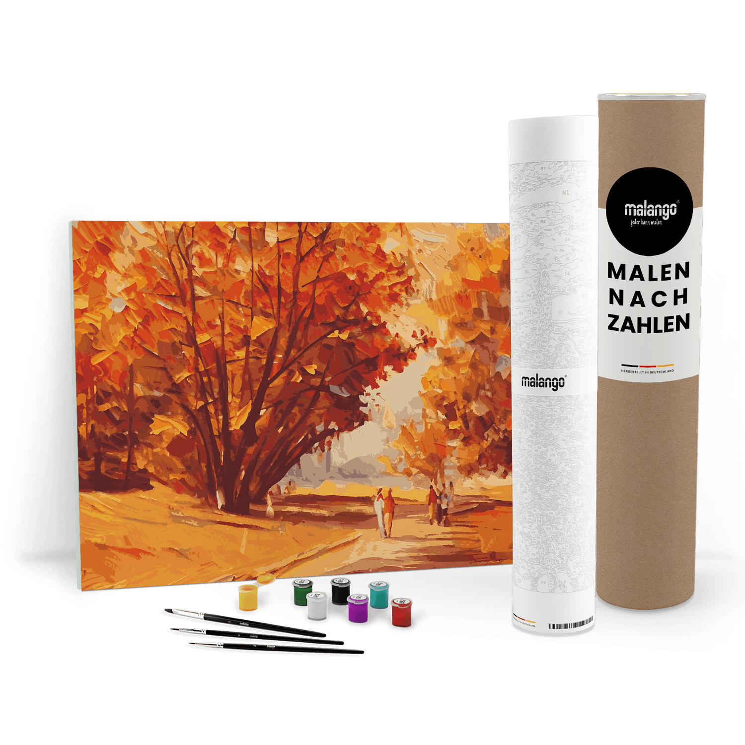 Malen nach Zahlen - Herbst im Park