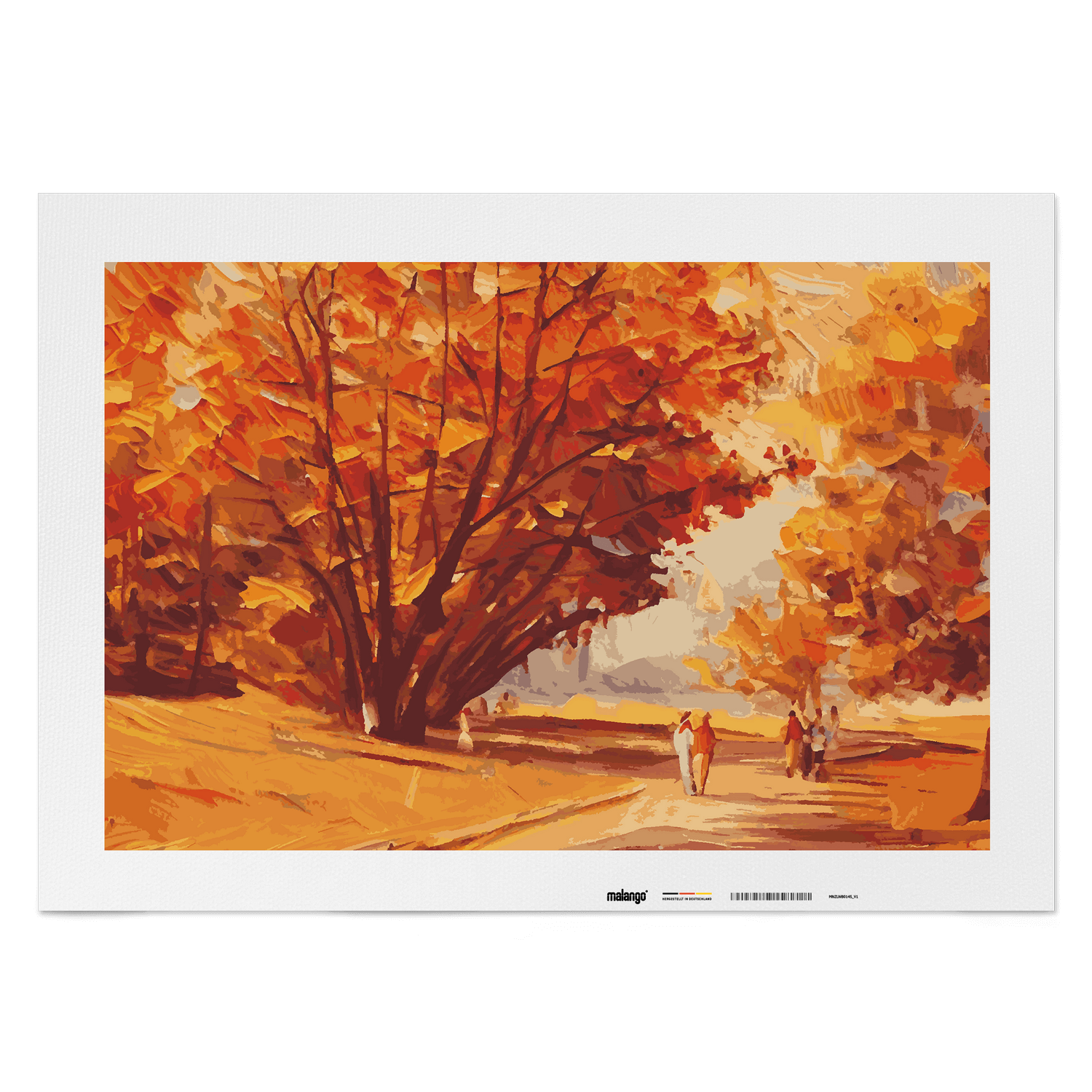 Malen nach Zahlen - Herbst im Park