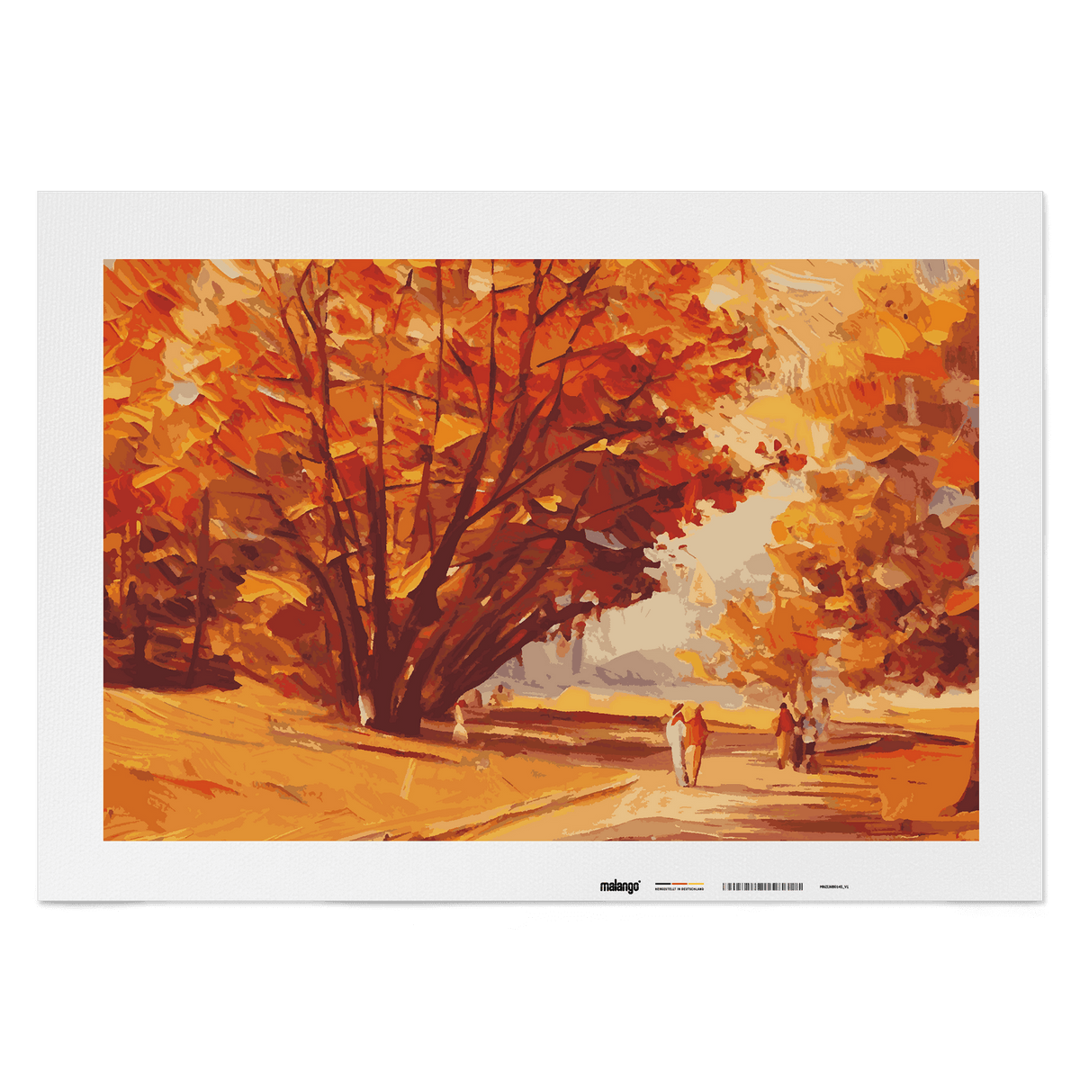 Malen nach Zahlen - Herbst im Park