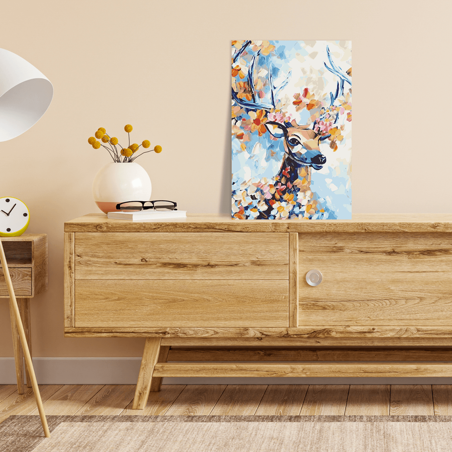 Malen nach Zahlen - Hirsch Herbert