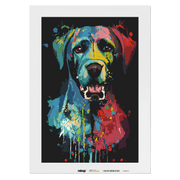 Malen nach Zahlen - Hund Hasso