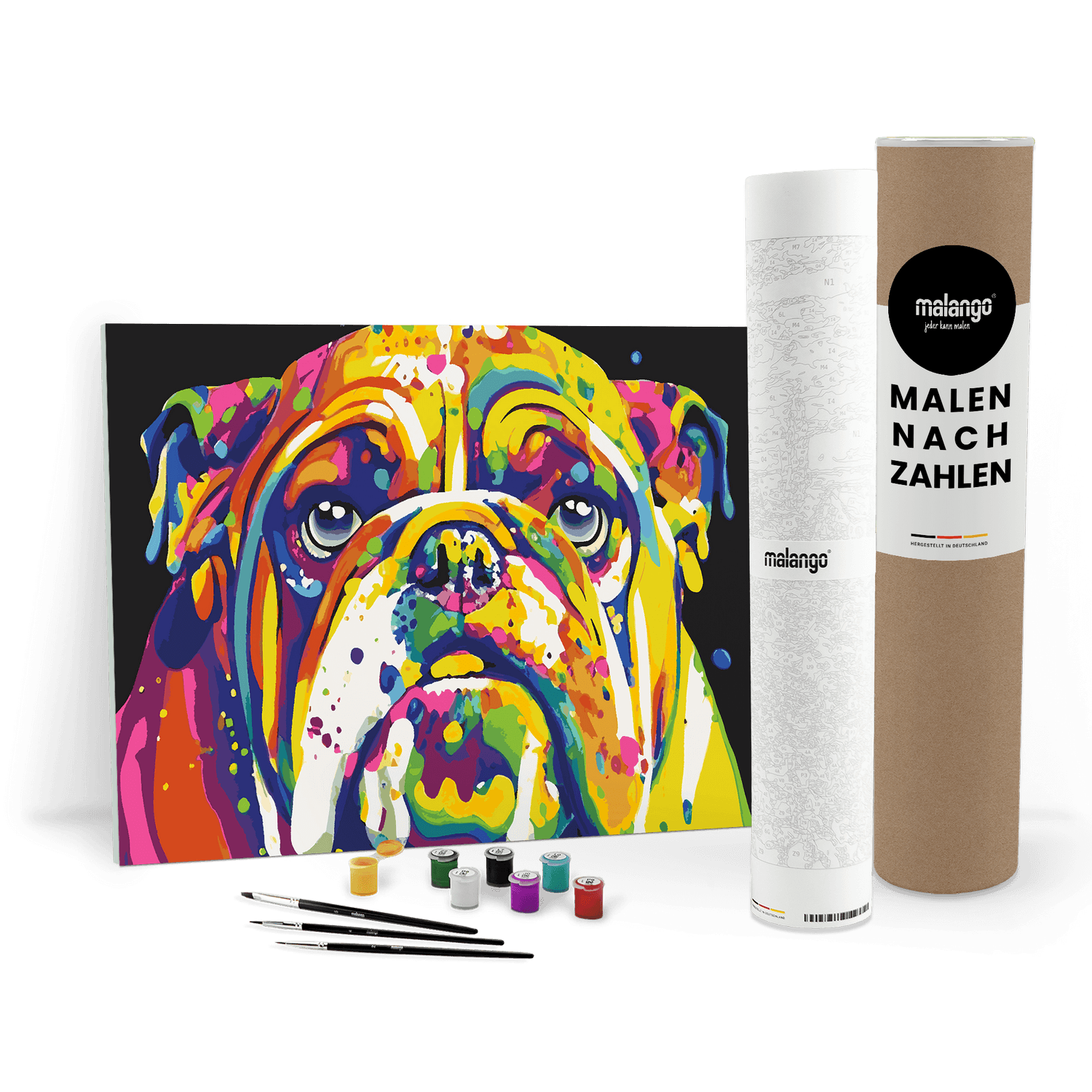 Malen nach Zahlen - Hund Heinrich