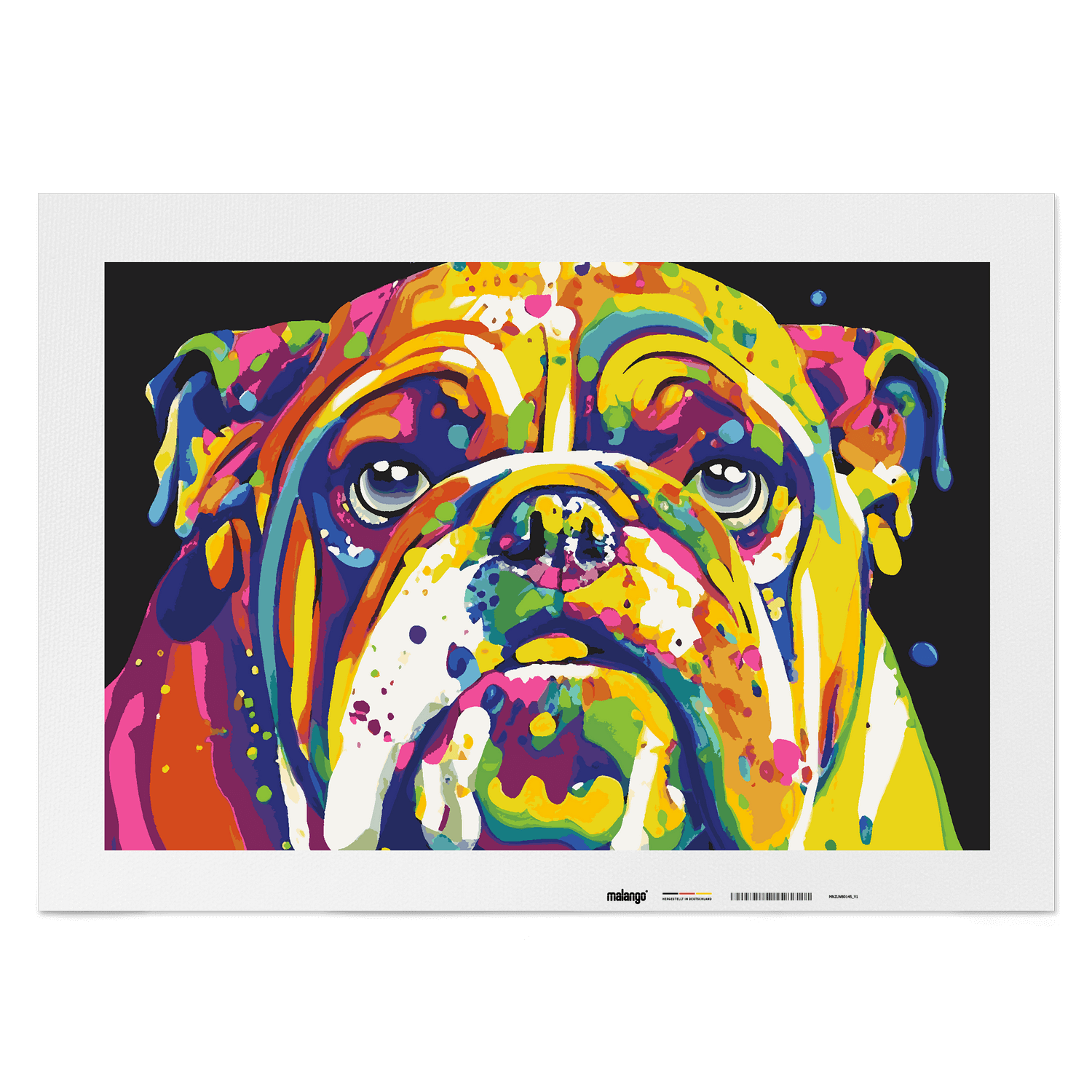 Malen nach Zahlen - Hund Heinrich