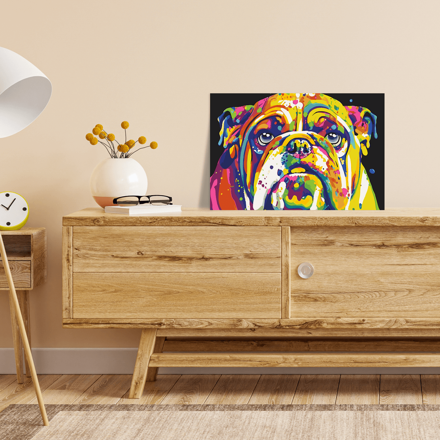 Malen nach Zahlen - Hund Heinrich