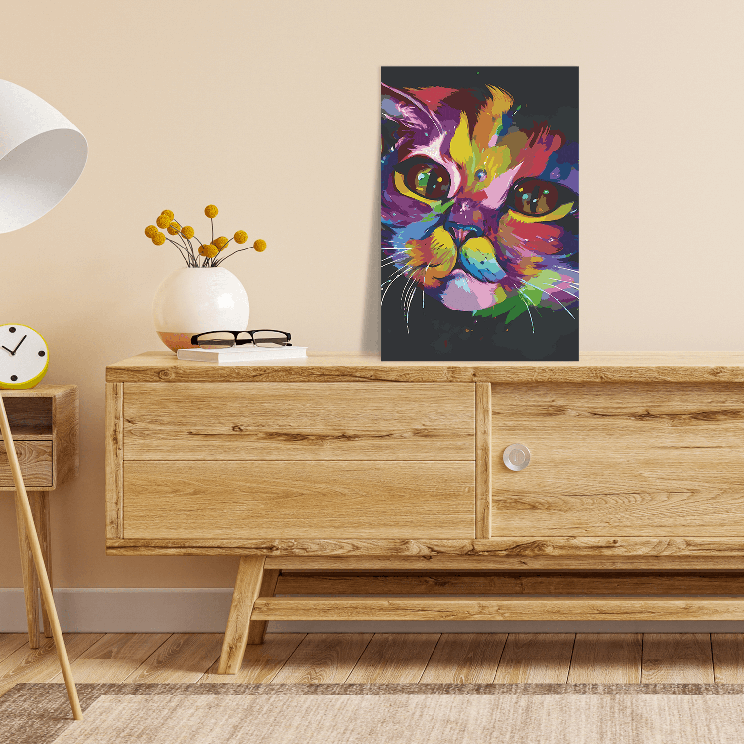 Malen nach Zahlen - Katze Käthe