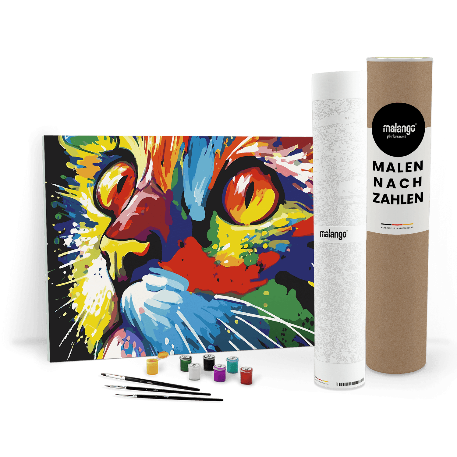 Malen nach Zahlen - Katze Kati