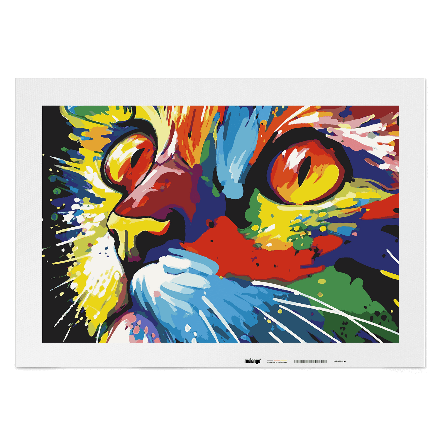 Malen nach Zahlen - Katze Kati