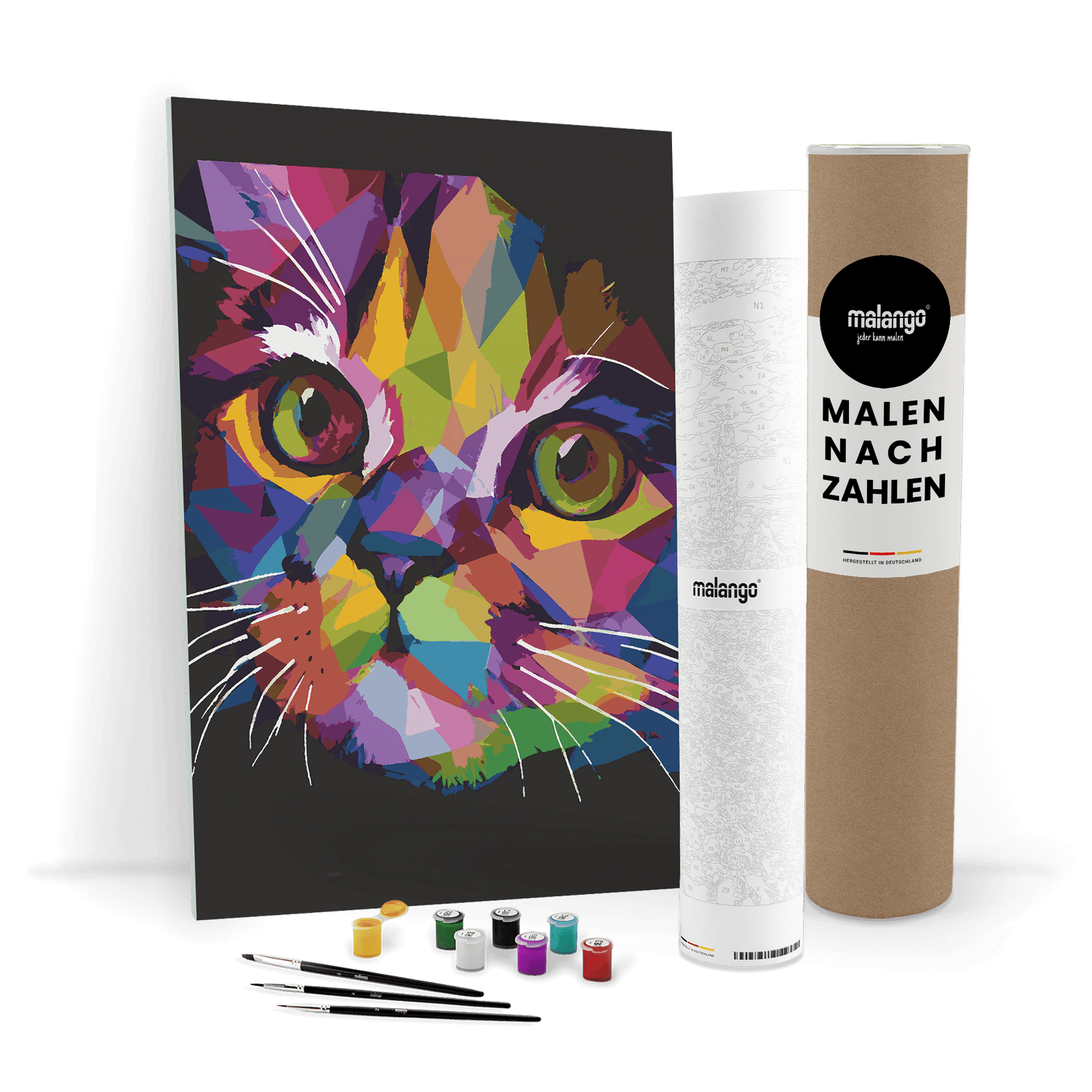 Malen nach Zahlen - Katze Kitti