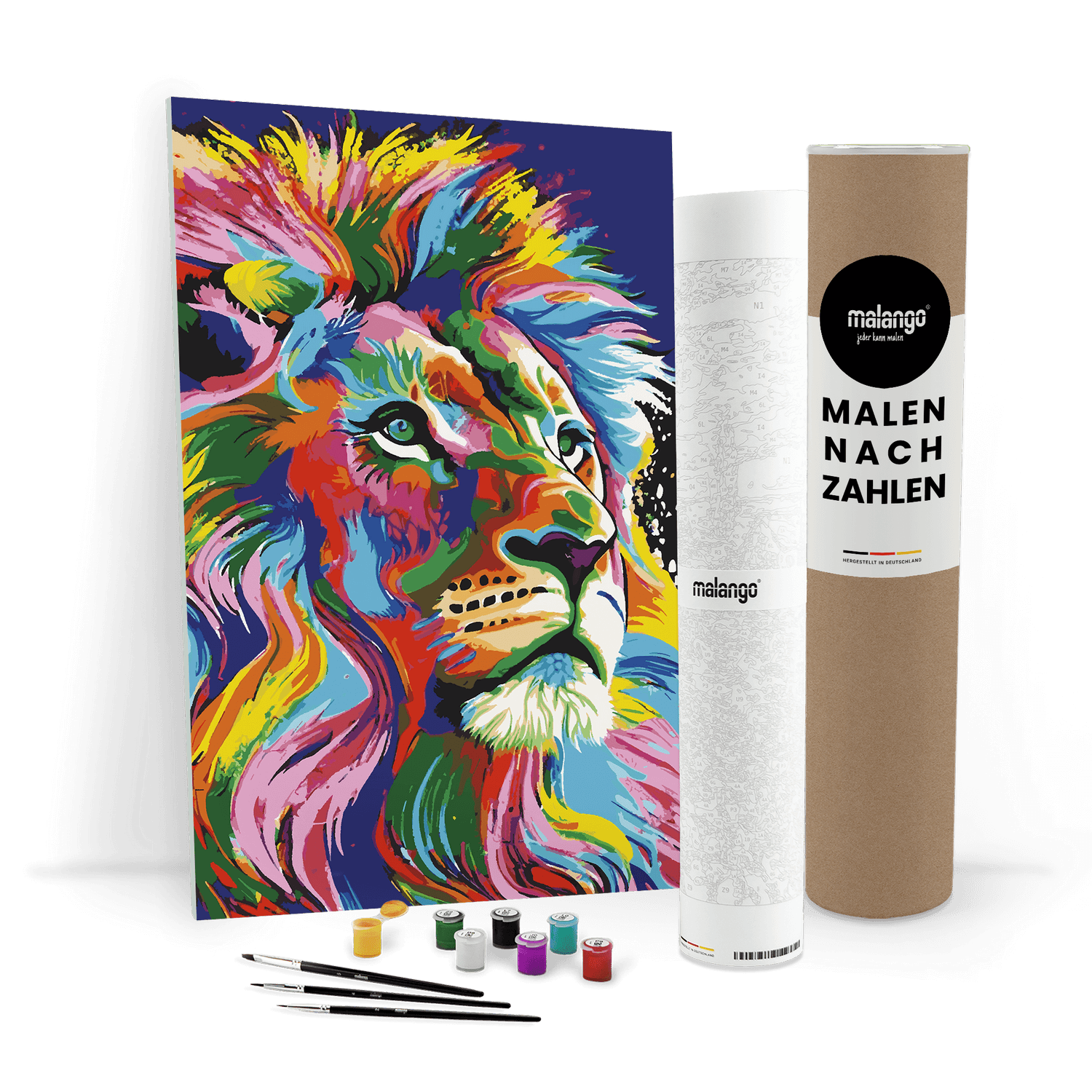 Malen nach Zahlen - Löwe Leo