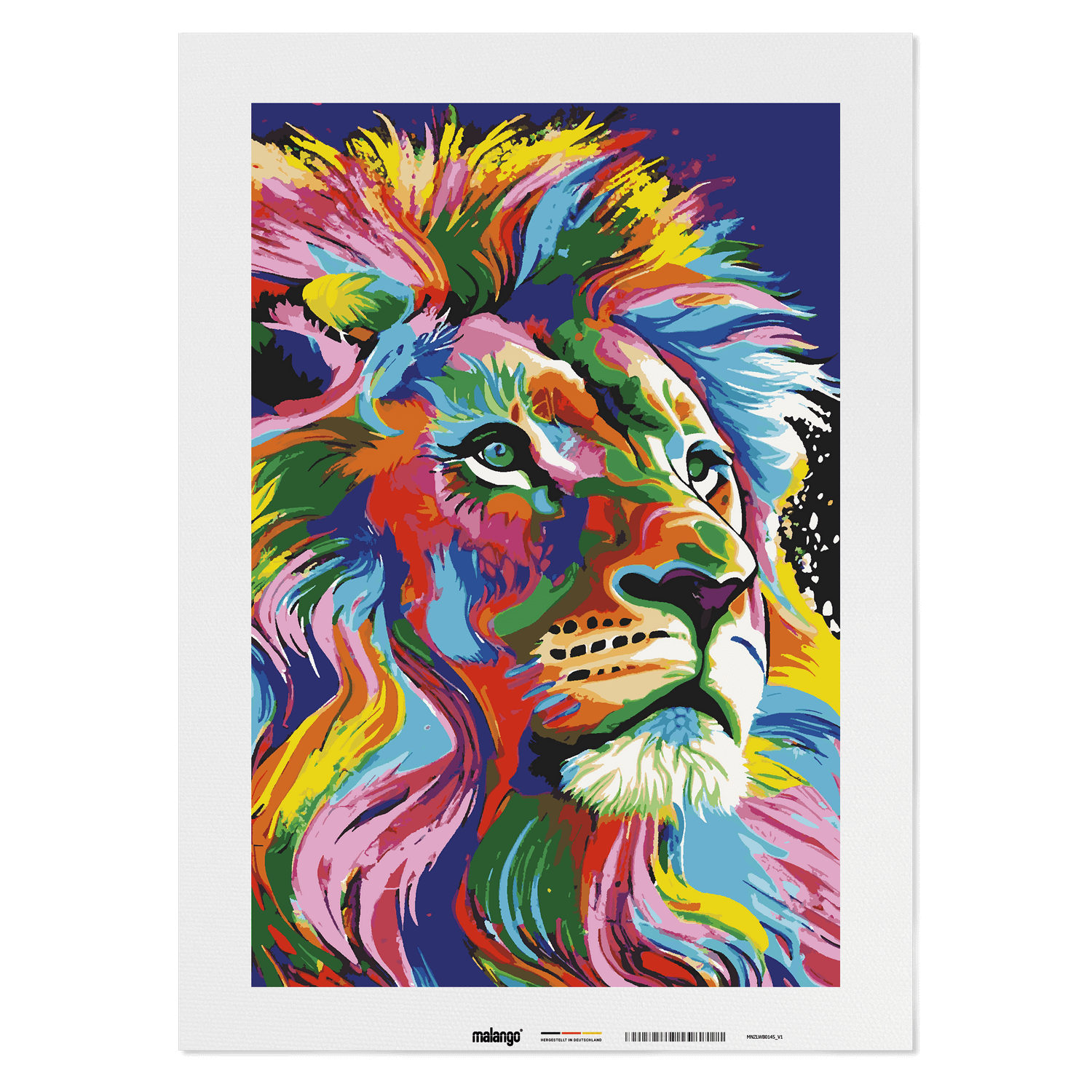 Malen nach Zahlen - Löwe Leo