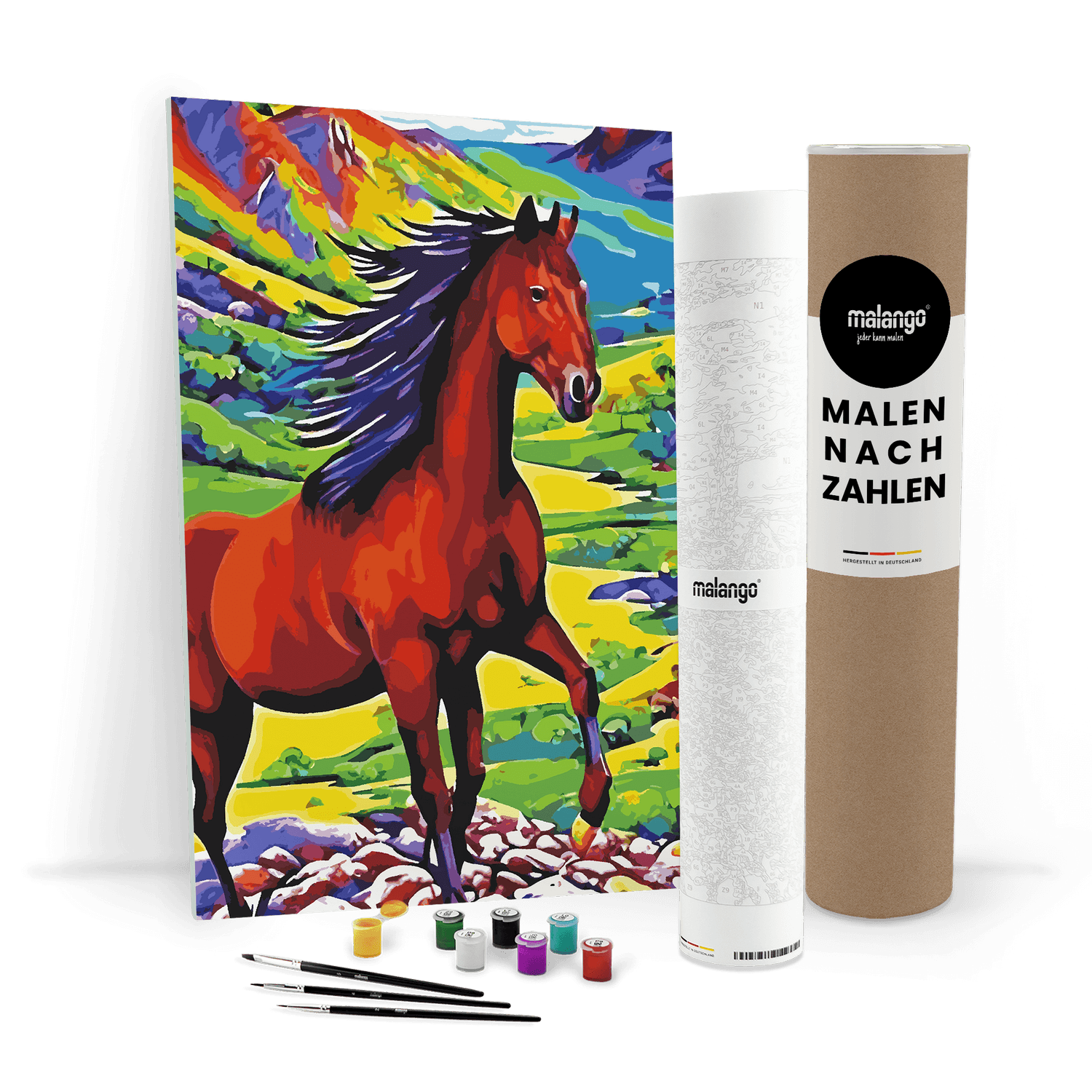 Malen nach Zahlen - Pferd Pablo