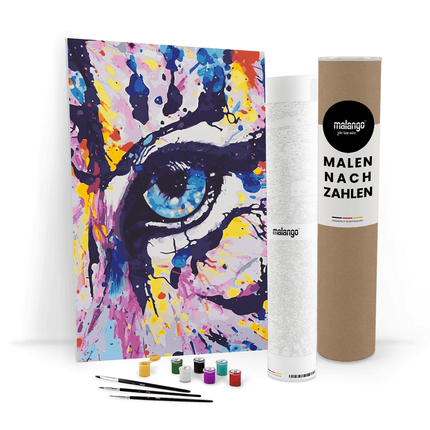 Malen nach Zahlen - Tiger Tamara T2