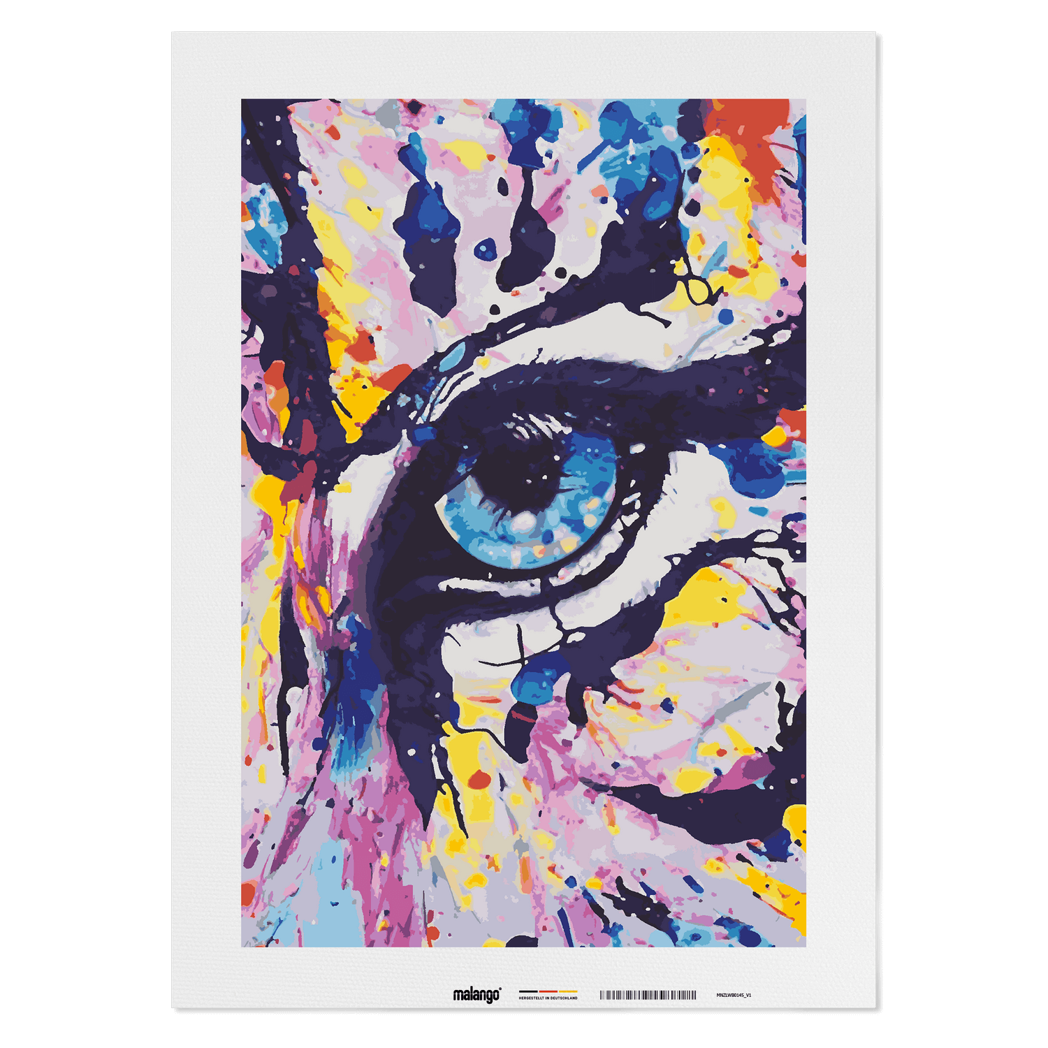 Malen nach Zahlen - Tiger Tamara T2